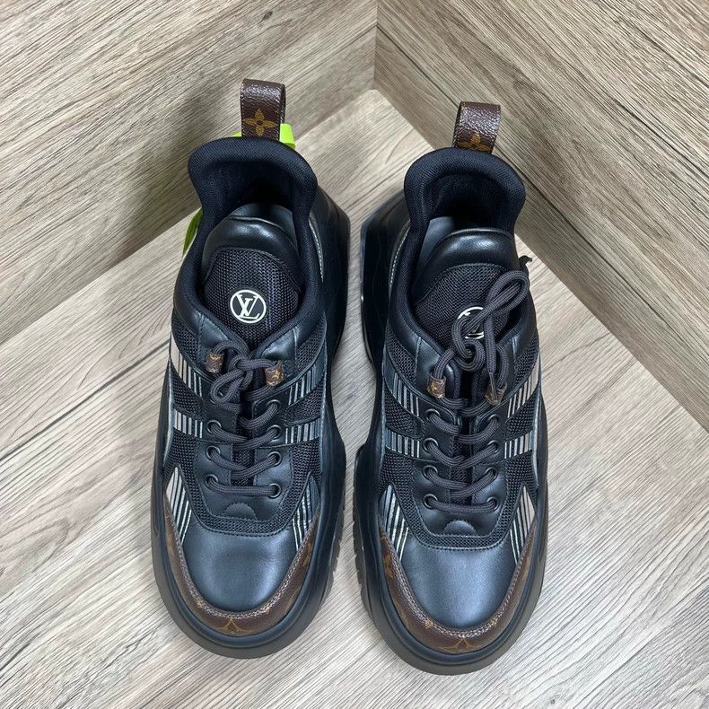 Louis Vuitton Louis Vuitton Archlight 2.0 Black and Brown Arch Bridge Sh Size US 8 / EU 41 - 4 Thumbnail