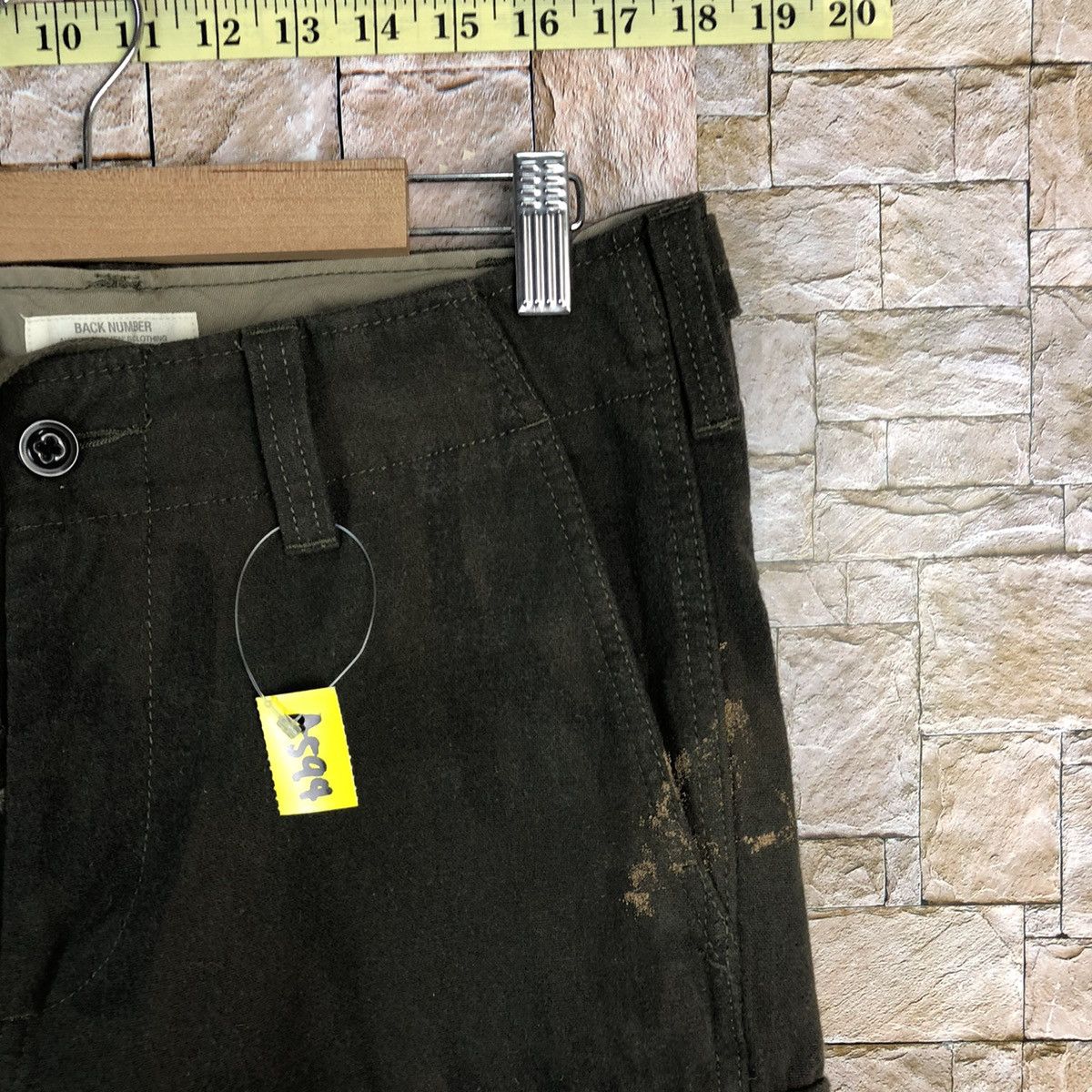 Japanese Brand Back Number Green Cargo Multipocket Pants #A594 Size US 30 / EU 46 - 8 Thumbnail
