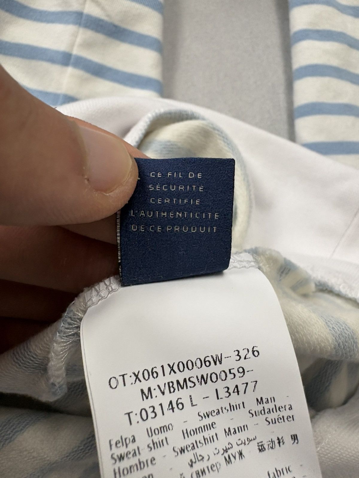 Vilebrequin Vilebrequin Striped Logo Turtle Sweatshirt Saint-Tropez Rare Size US L / EU 52-54 / 3 - 17 Thumbnail