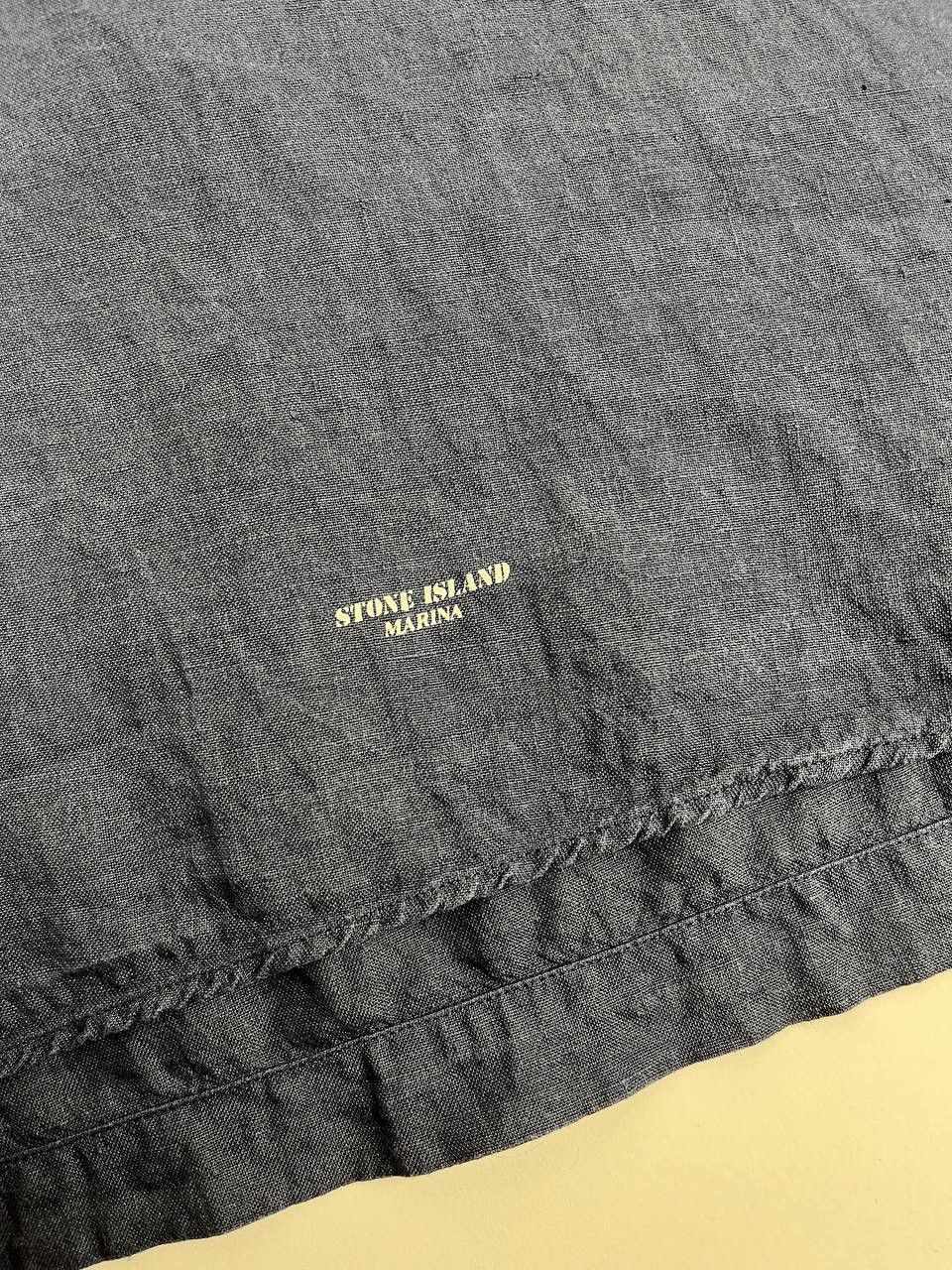 Stone Island Rare Vintage 1995 Stone Island Marina Linen Shirt Size US XXL / EU 58 / 5 - 6 Thumbnail