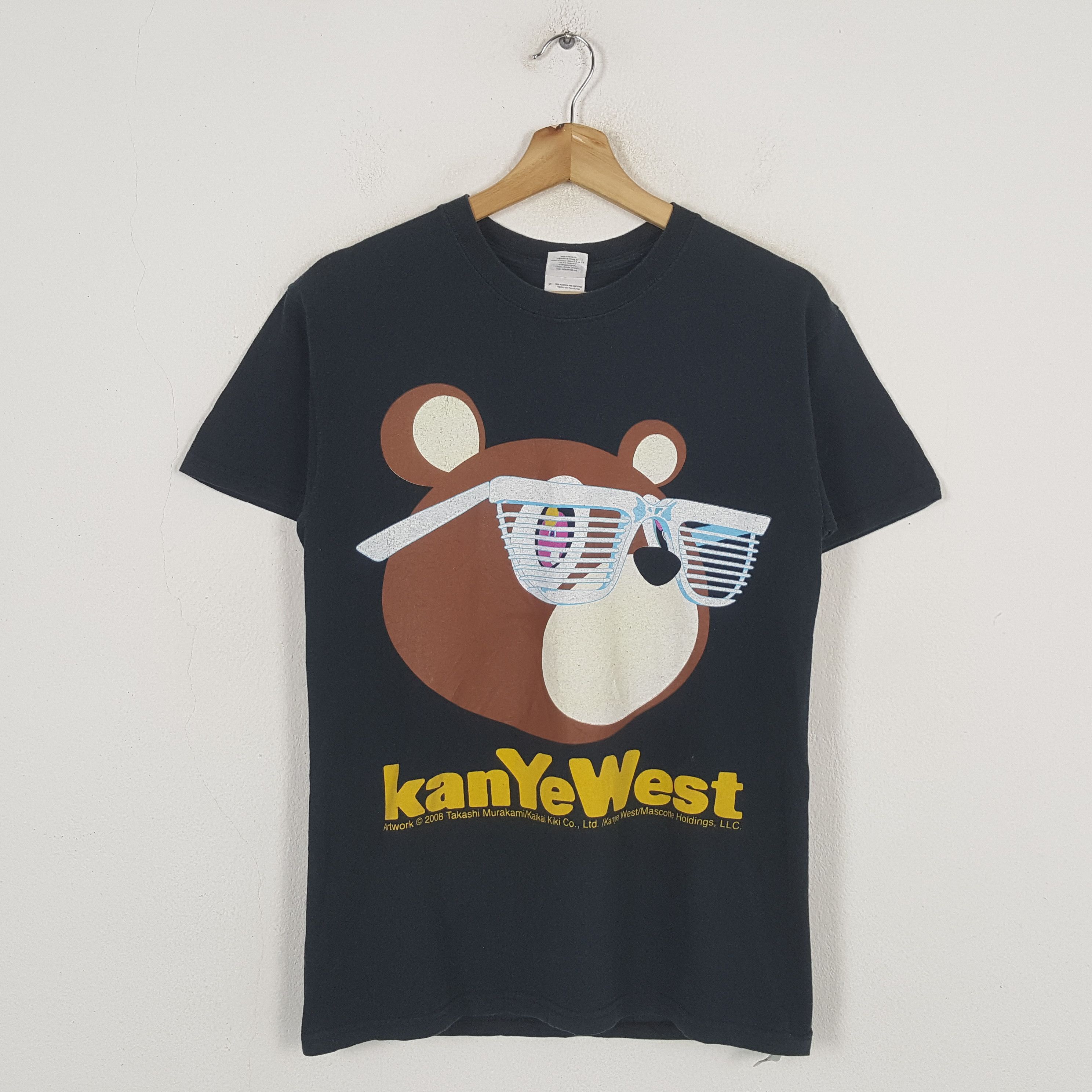 Rap Tees × Vintage Vintage Kanye West American Rapper Rap Tees T-Shirt Size US S / EU 44-46 / 1 - 1 Thumbnail