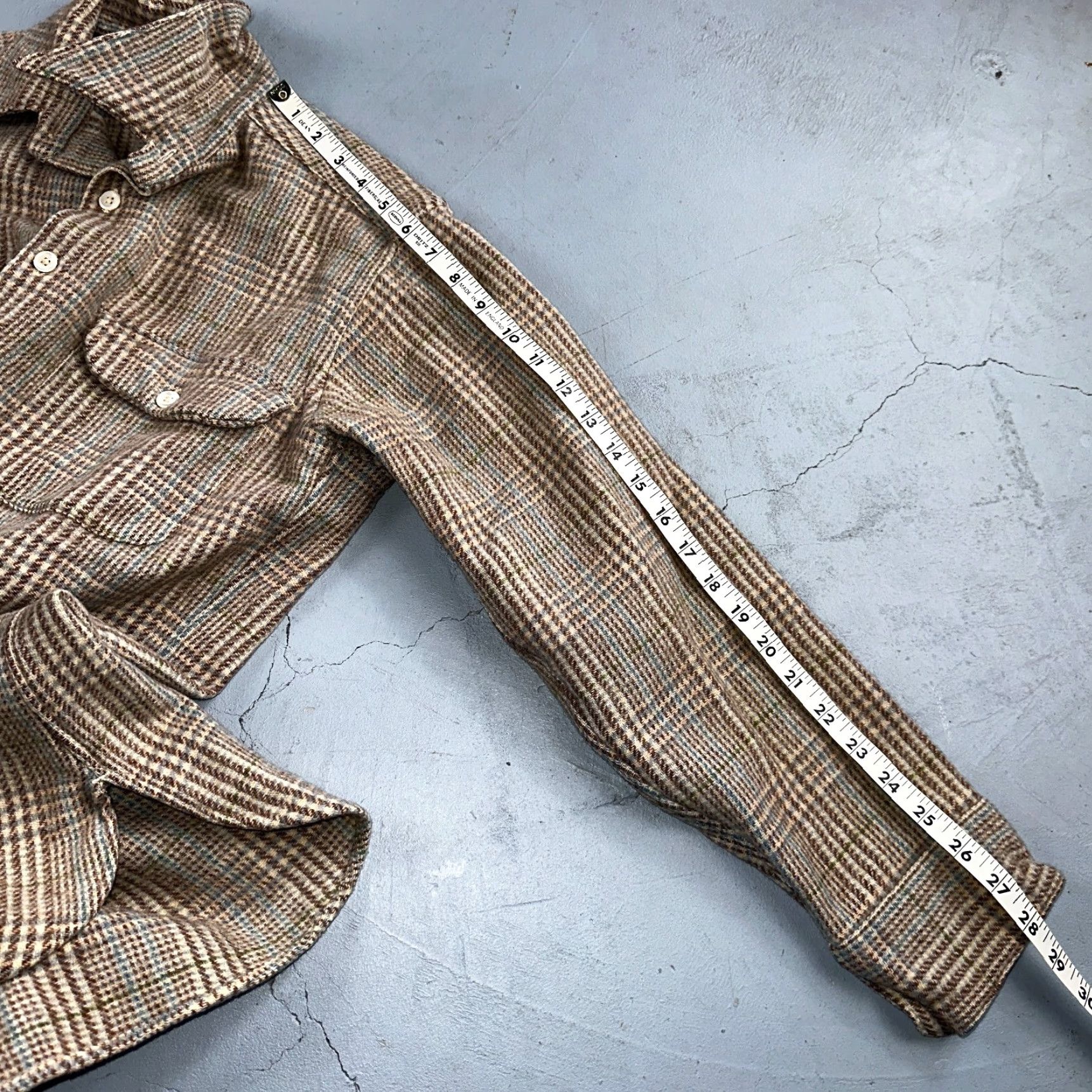 Vintage VINTAGE 1960s Empire USA Brown Plaid Wool Shirt Long Sleeve Button-Up Mens M Rockabilly Size US M / EU 48-50 / 2 - 7 Thumbnail