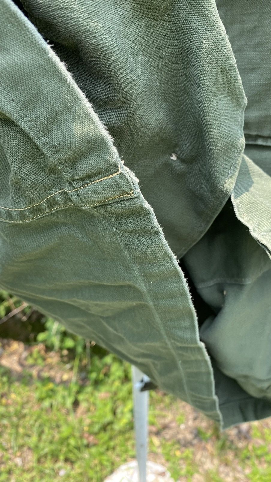 Vintage Vintage Army Cotton Shirt Size ONE SIZE - 8 Thumbnail