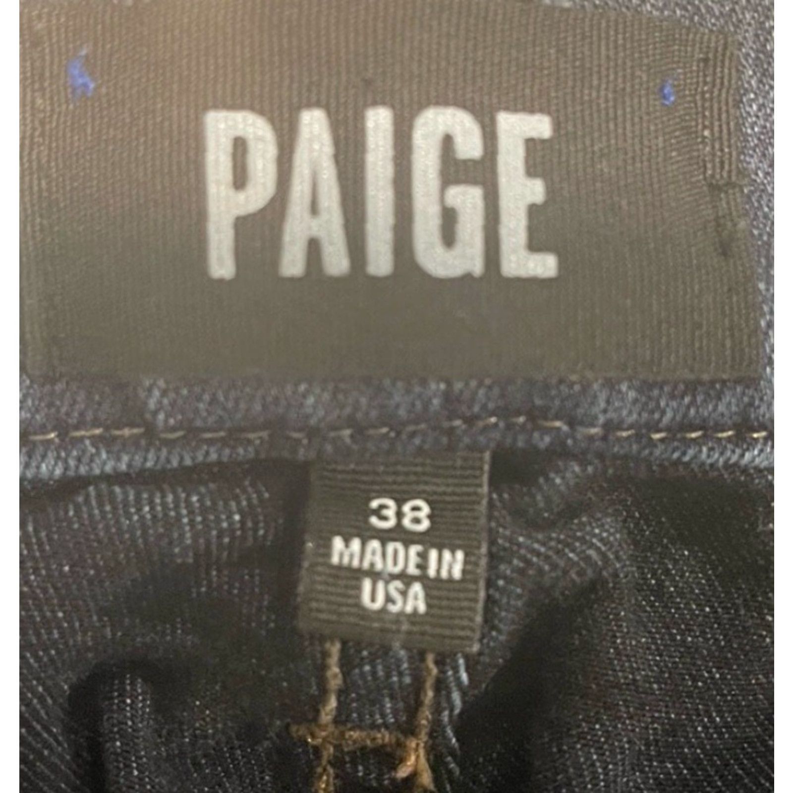 Paige Paige Jeans Mens Federal Cellar Slim Straight Dark Wash 5-Pocket Stretch Denim Size US 38 / EU 54 - 4 Thumbnail