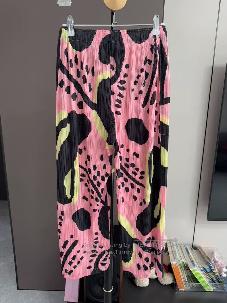 Issey Miyake Issey Miyake Pink Seed Pants Size 25" / US 0 / IT 36 - 2 Thumbnail