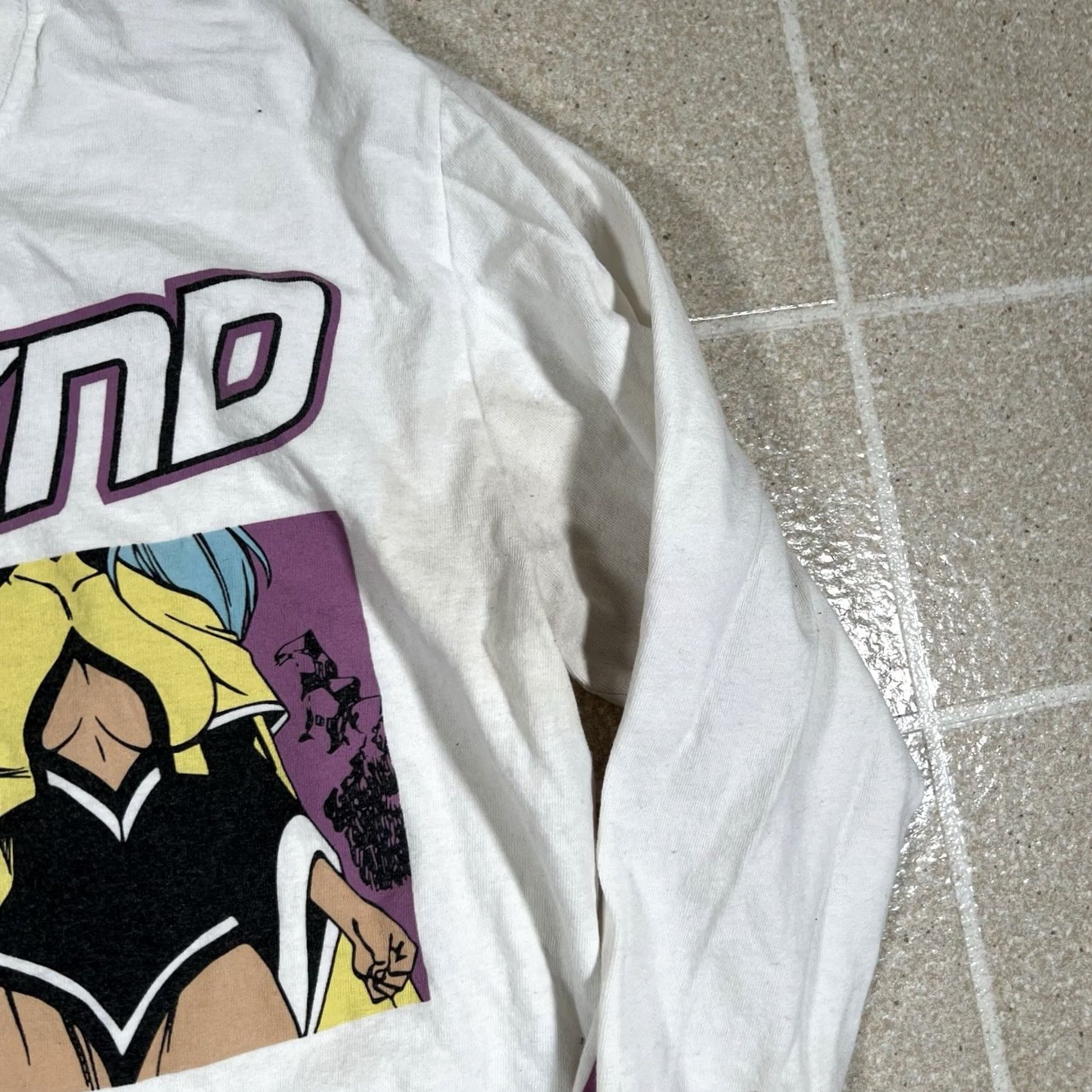Pacsun Pacsun Men’s T-Shirt Long Sleeve Legend Ready Set Go Anime Size M White Mens Regular Size US M / EU 48-50 / 2 - 3 Thumbnail