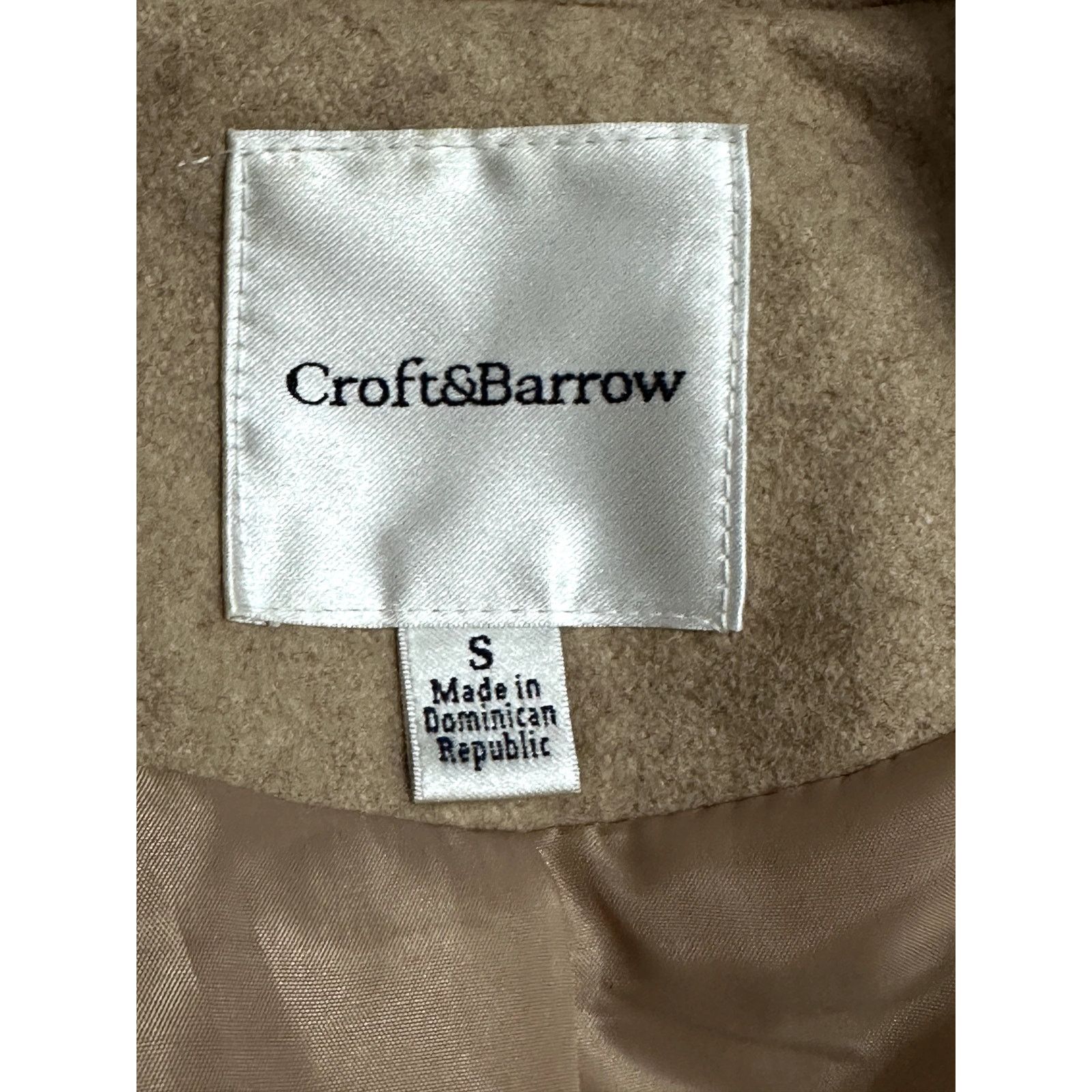 Croft & Barrow Croft & Barrow Pea Coat Double Breasted Wool Tan Women's S Size S / US 4 / IT 40 - 7 Thumbnail