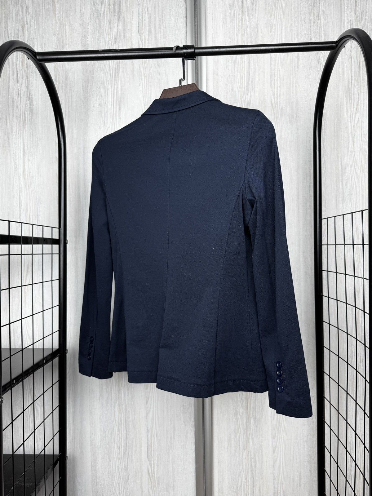 Circolo 1901 Circolo 1901 Premium basic cotton navy blue 2 buttons blazer Size M / US 6-8 / IT 42-44 - 7 Thumbnail