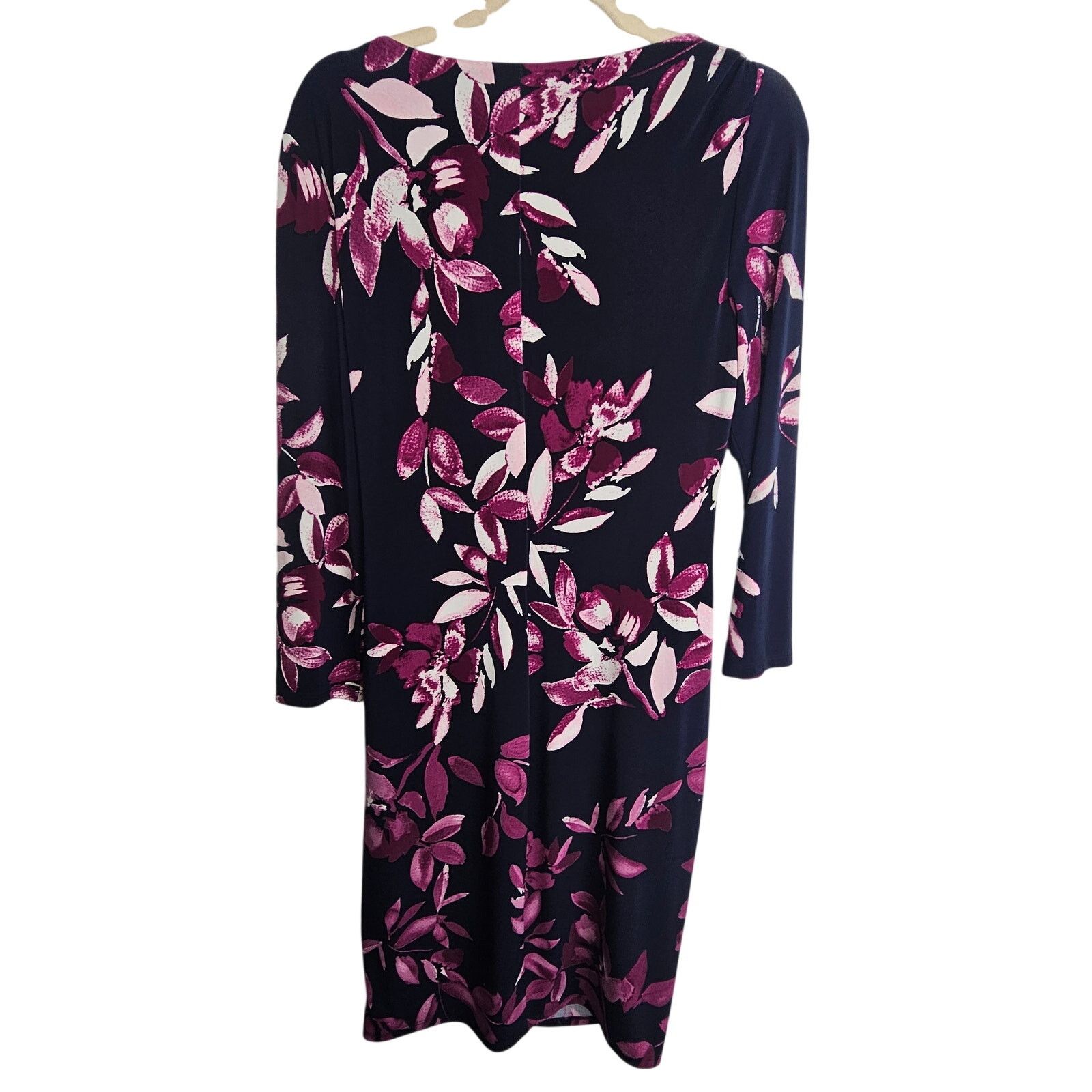 Lauren Ralph Lauren Lauren Ralph Lauren Women Floral Sheath Dress 10 Career Corp Size L / US 10 / IT 46 - 10 Thumbnail