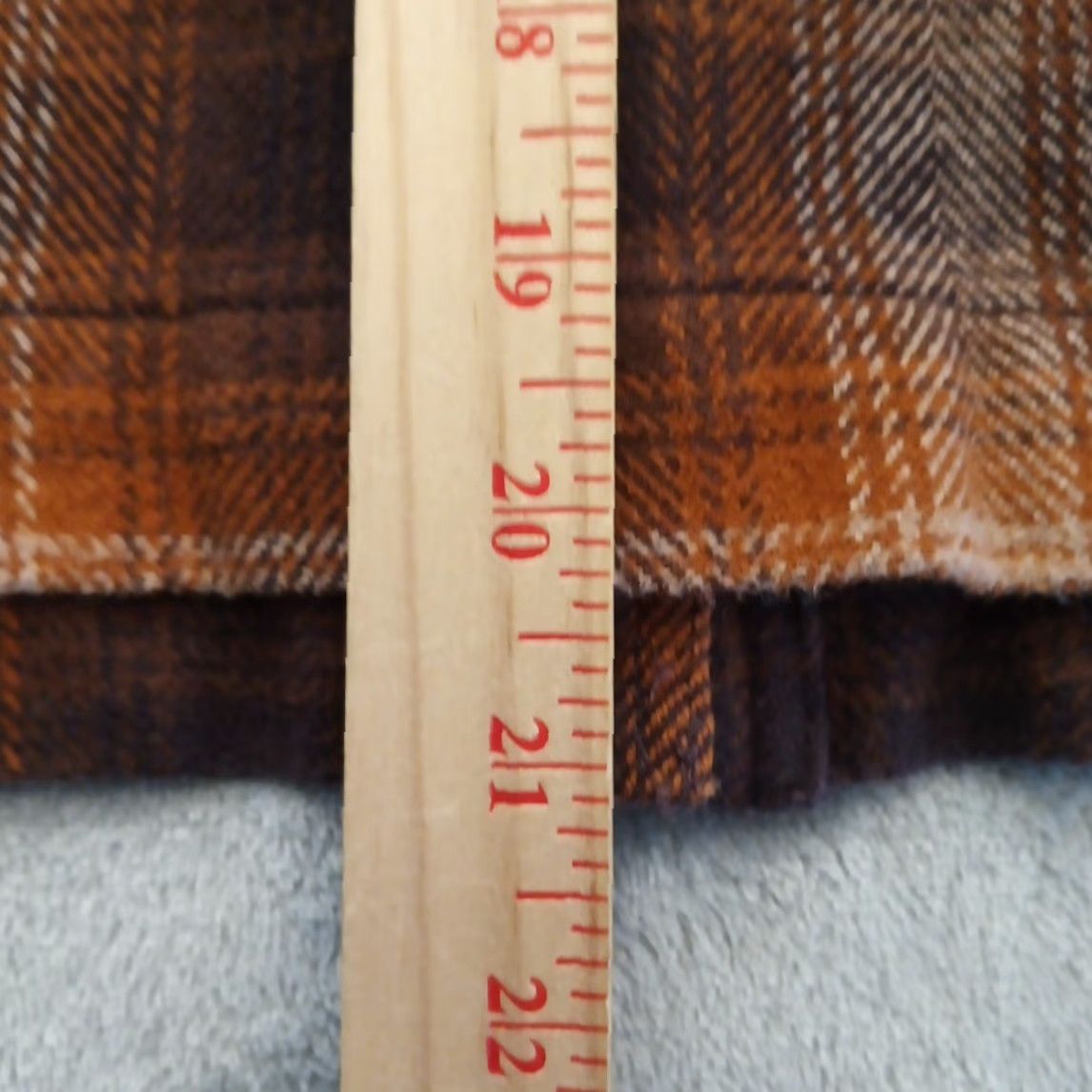 Madewell Madewell Jacket Womens Large Brown Plaid Cropped Long Sleeve Button Up Pockets Size L / US 10 / IT 46 - 6 Thumbnail