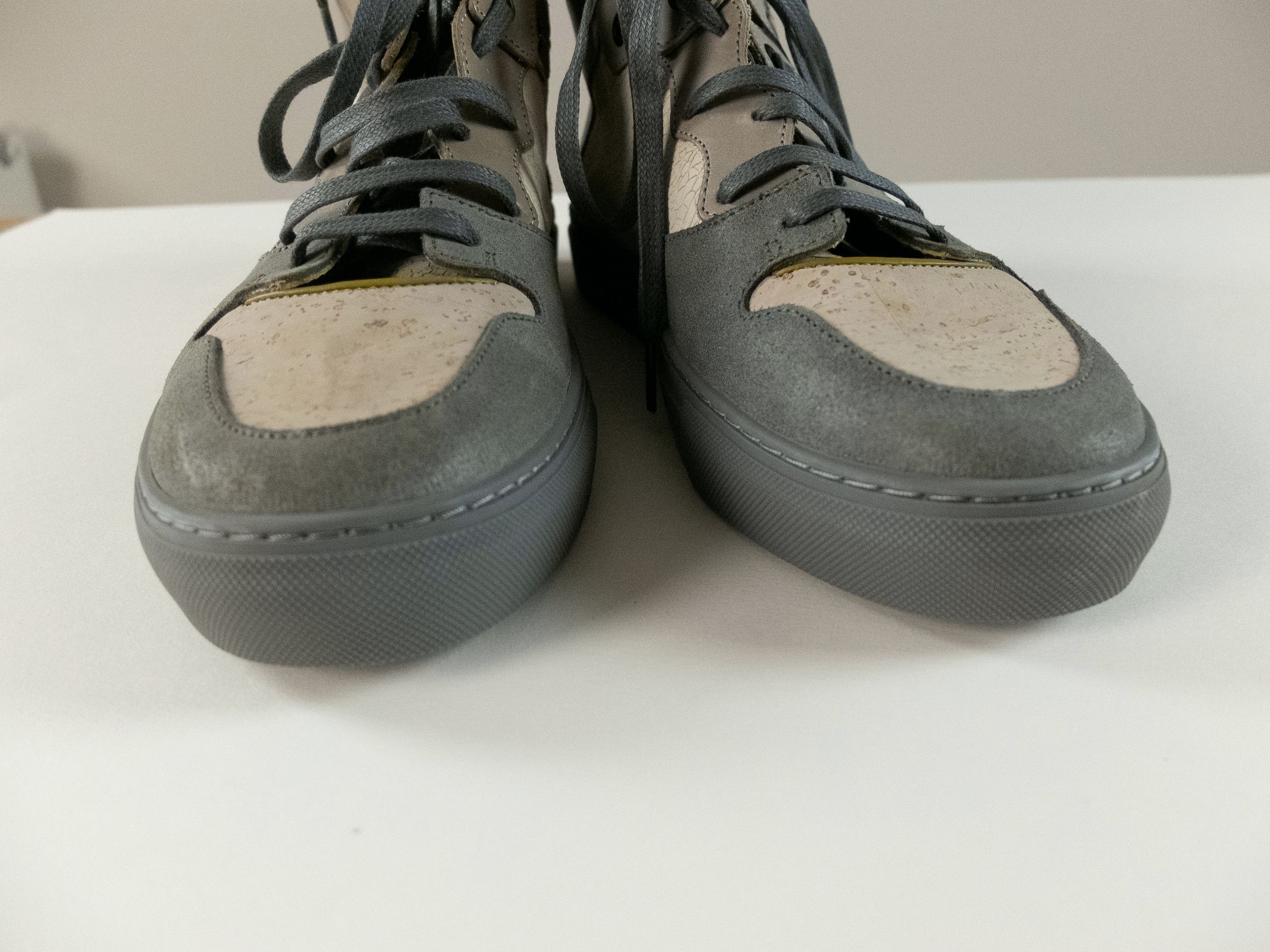 Balenciaga BALENCIAGA Arena crackled cork effect high sneakers 7 40 Size US 7 / EU 40 - 3 Thumbnail