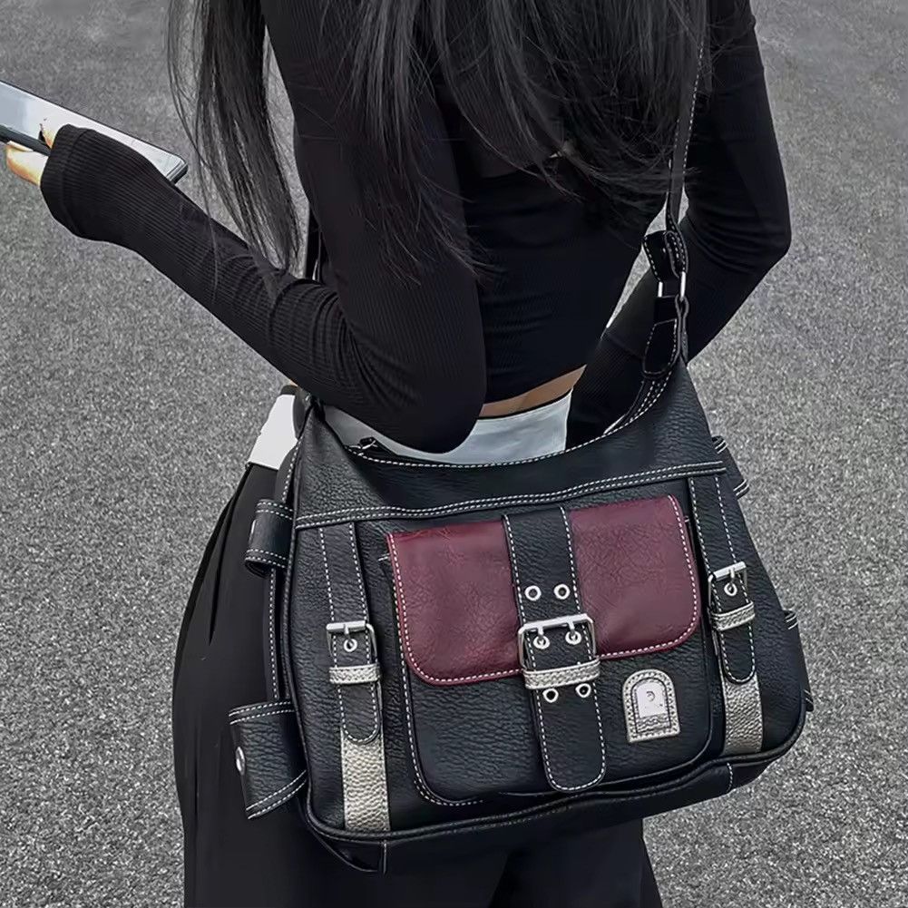 Vintage Y2k Retro Vintage PU Leather Shoulder Crossbody Bag Size ONE SIZE - 2 Thumbnail