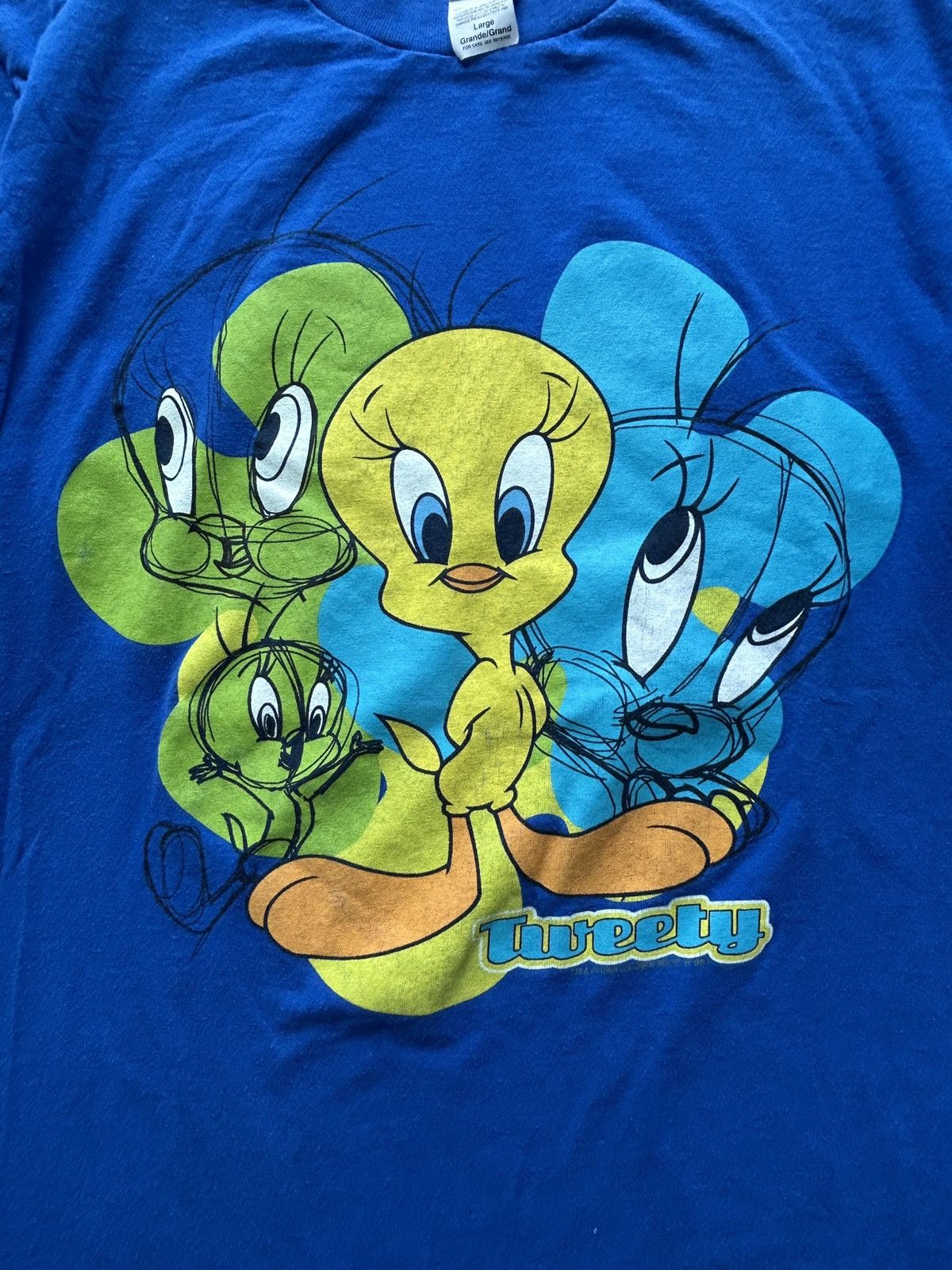 Vintage Vintage 90s Tweety Bird Graphic Tee Looney Tunes Size US L / EU 52-54 / 3 - 2 Thumbnail