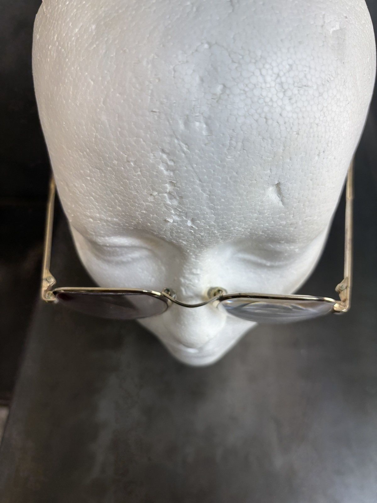 Vintage 1970s Eyeglasses Metal Full Rim 10k GF Hooked Vintage Frames Size ONE SIZE - 9 Thumbnail