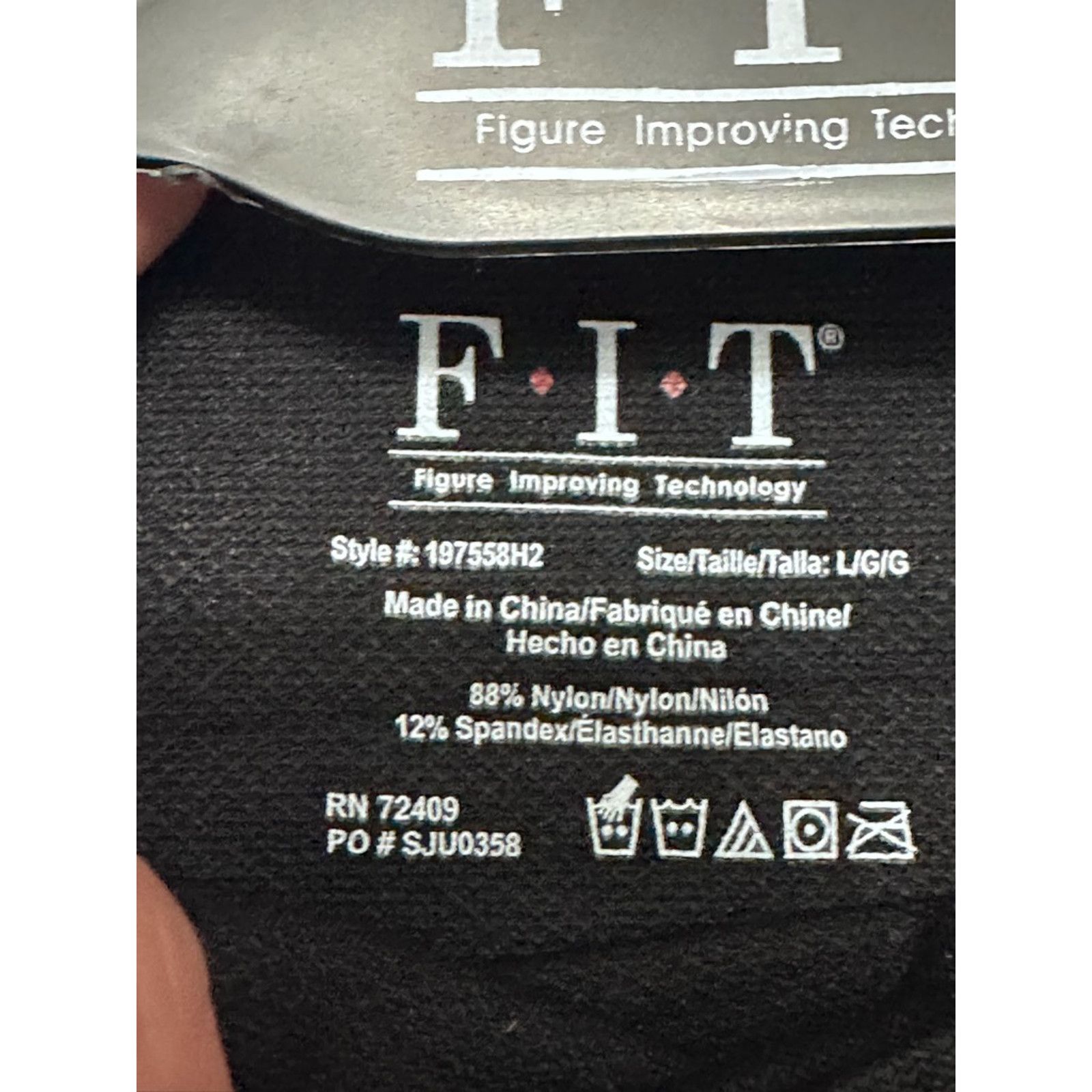 Other Figure Improving Technology Bike Shorts Shapewear Black W L Size ONE SIZE - 7 Thumbnail
