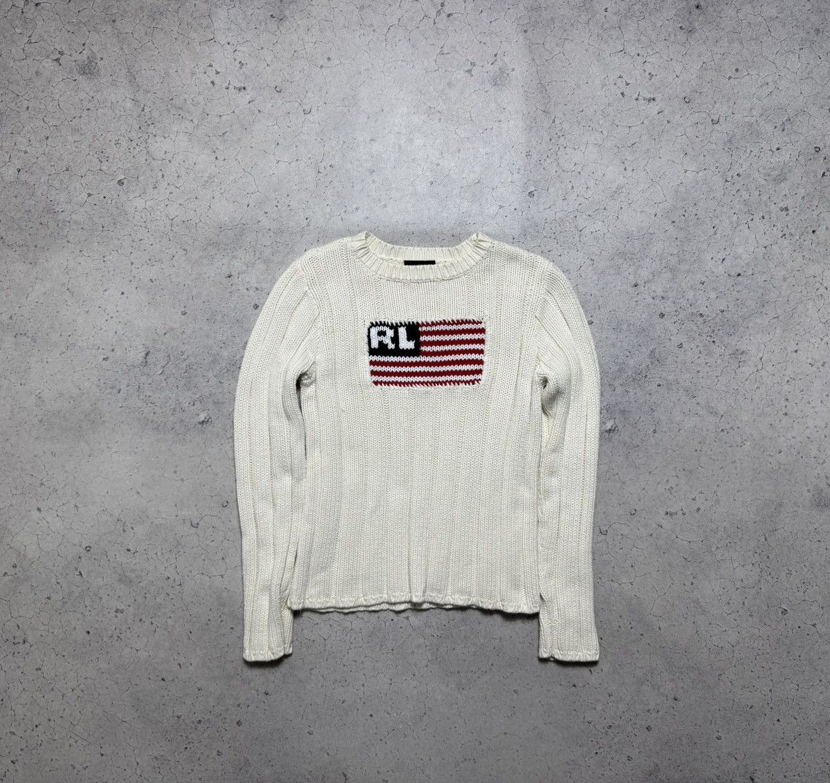 Polo Ralph Lauren Polo Ralph Lauren Jeans Company RL USA Flag Women’s Sweater Size S / US 4 / IT 40 - 2 Thumbnail