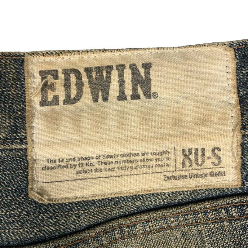 Edwin × Vintage Vintage Edwin XU-S Distressed Denim jean Size US 31 - 12 Thumbnail