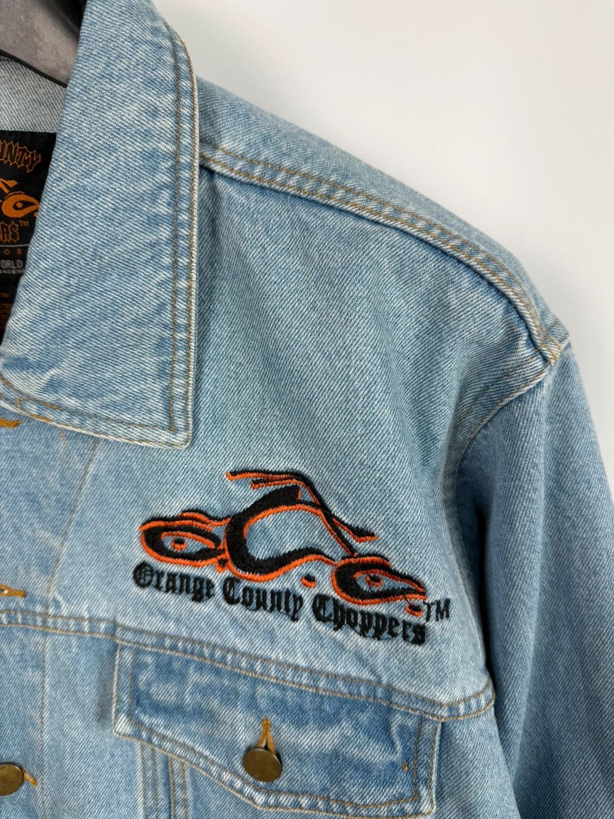 Other Orange County Choppers Denim Jacket Biker size L Size US L / EU 52-54 / 3 - 3 Thumbnail