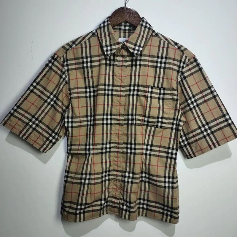 Burberry Burberry Beige Cotton Women's Shirt Size M / US 6-8 / IT 42-44 - 1 Thumbnail