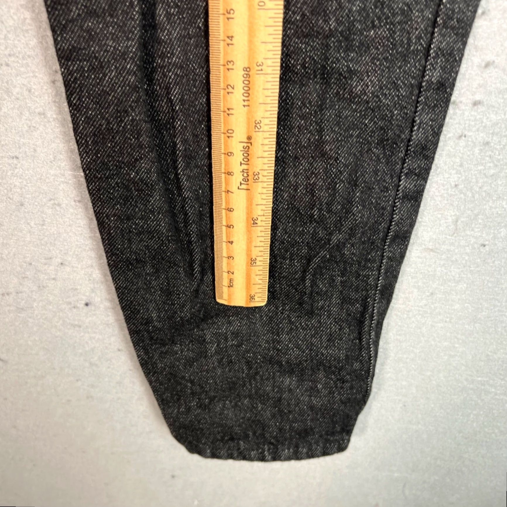 Muji MUJI Mens Size 29 Black Denim Slim Fit Jeans Cotton Blend Size US 29 - 7 Thumbnail