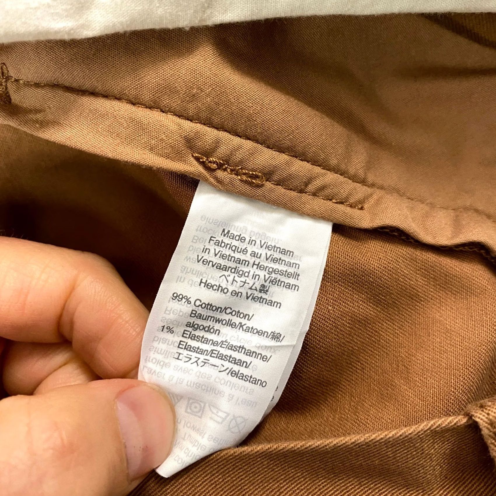J.Crew J.Crew Chino Pants Mens 33x32 Flex Straight Fit Brown Casual Workwear Chino Regular 33 Mens Brown Straight Fit Size US 33 - 4 Thumbnail