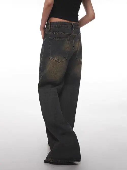 Vintage VIBE Vintage washed high street Y2K baggy jeans Size US 28 / EU 44 - 6 Thumbnail
