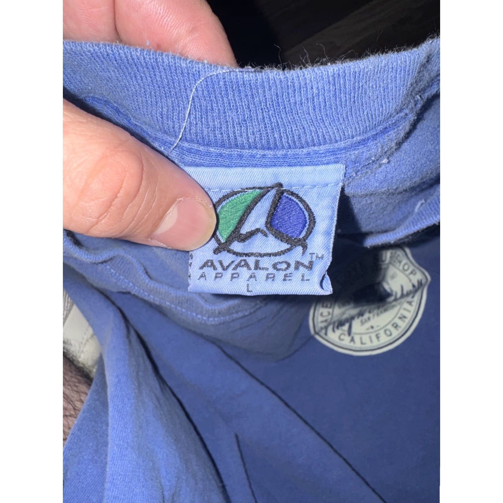 Vintage VINTAGE California Surfer Long Sleeve Shirt Blue L Mens 20x27 USA California Surf Shirt Size US L / EU 52-54 / 3 - 4 Thumbnail