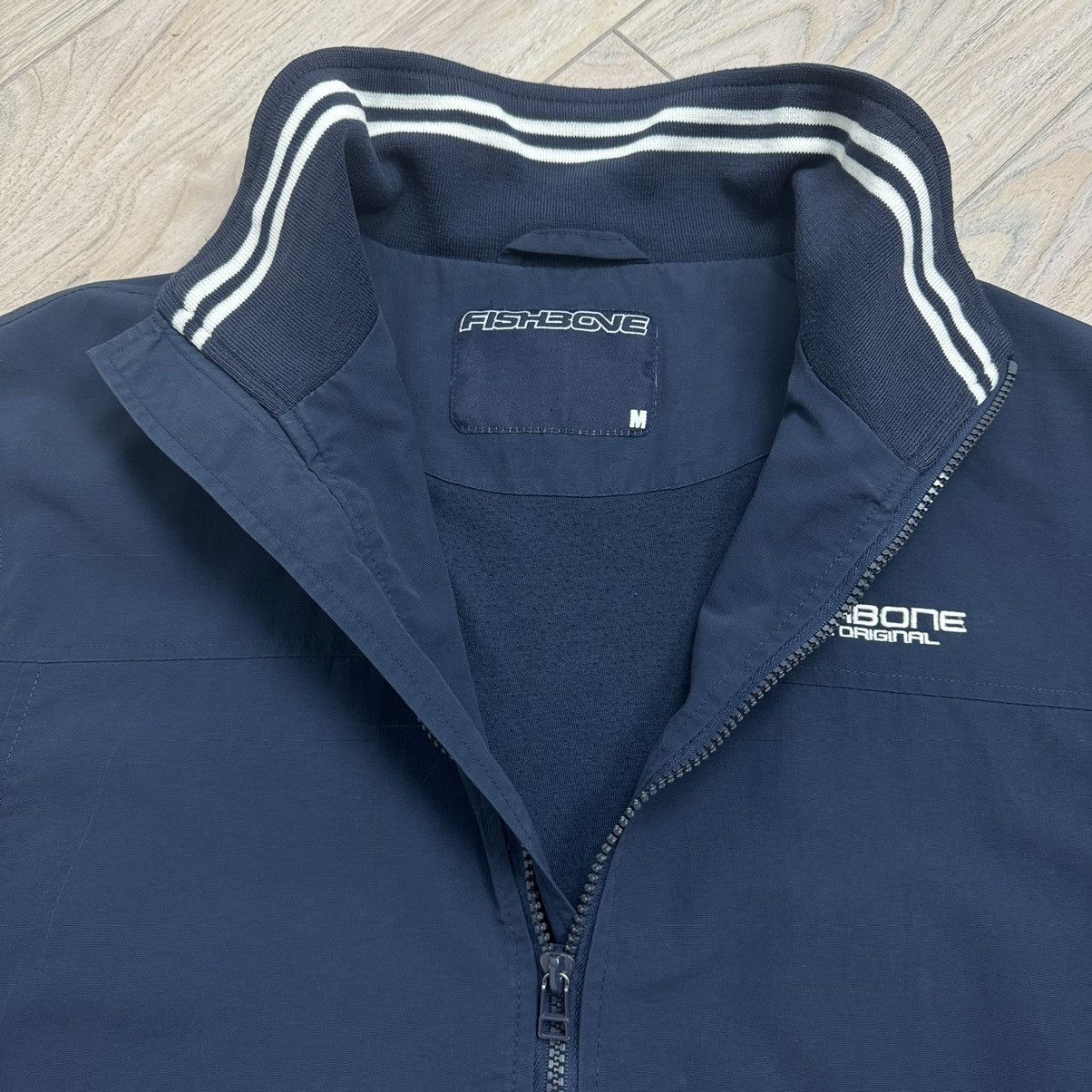 Vintage Vintage 90s Fishbone Zip Up Track Jacket Size US M / EU 48-50 / 2 - 6 Thumbnail