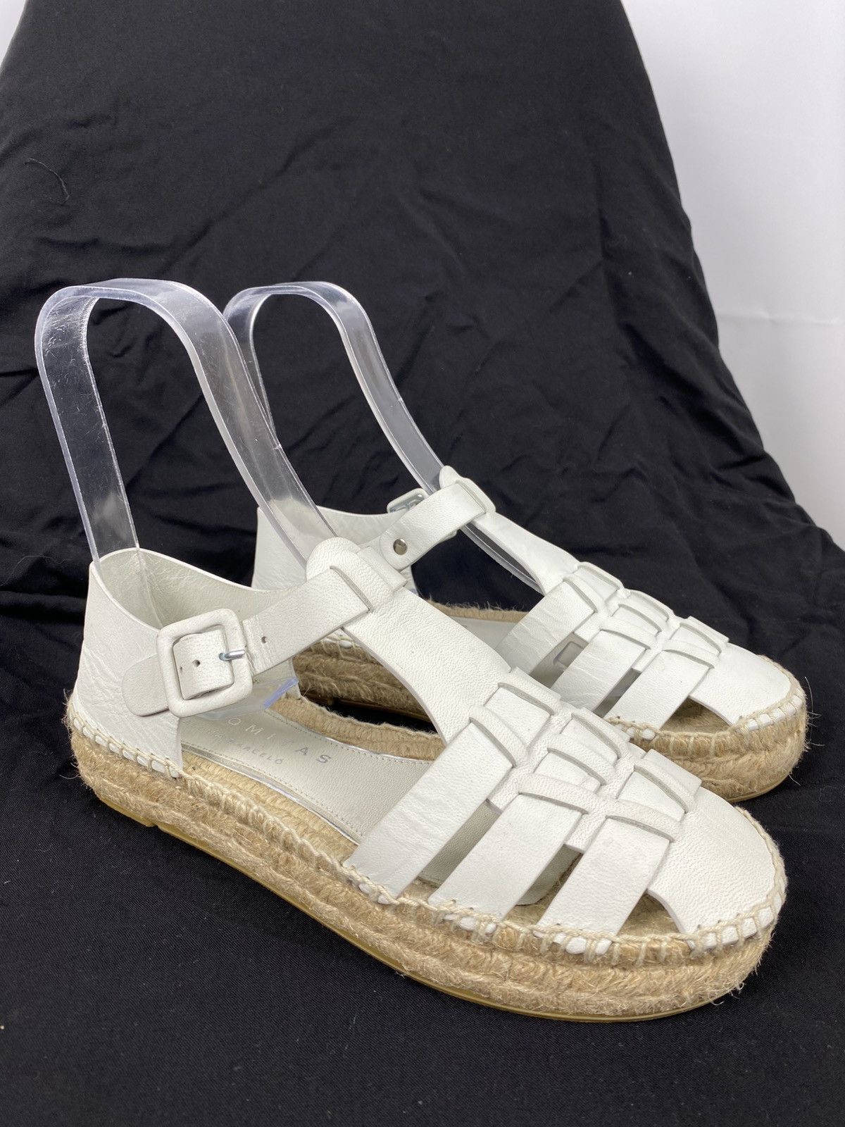 Paloma Bercelo Palomitas by Paloma Barcelo Leather Sandals Espadrilles 37 Size US 7 / IT 37 - 1 Thumbnail
