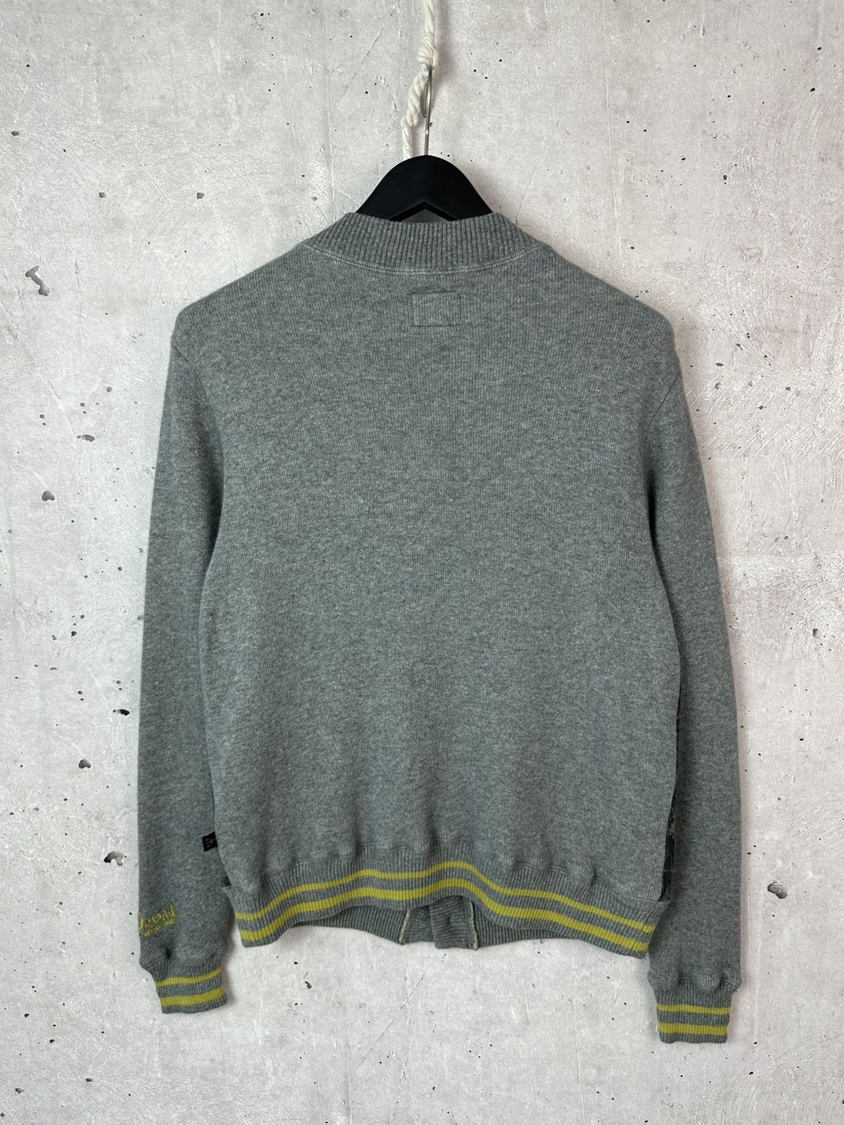 Roberto Cavalli Roberto Cavalli Devils Printed Grey Cotton Blend Cardigan Size US S / EU 44-46 / 1 - 8 Thumbnail