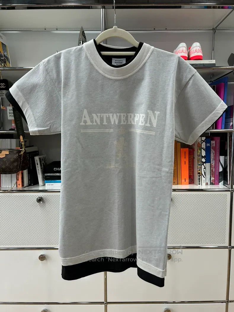 Vetements Vetements White Fake Two-Piece Double Layered T-Shirt Shor Size US XS / EU 42 / 0 - 1 Thumbnail
