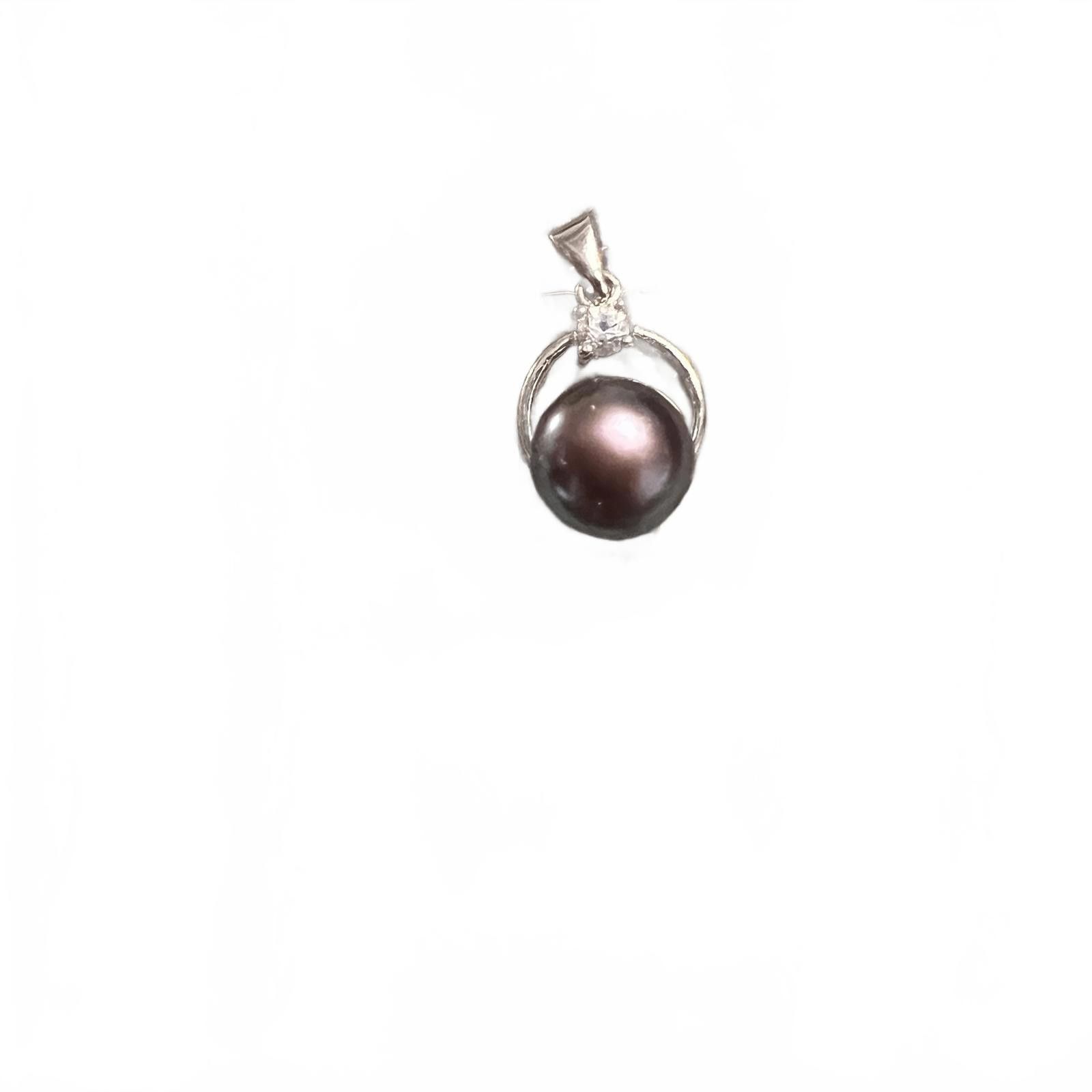Unknown London Black Pearl Charm Pendant Size ONE SIZE - 2 Thumbnail
