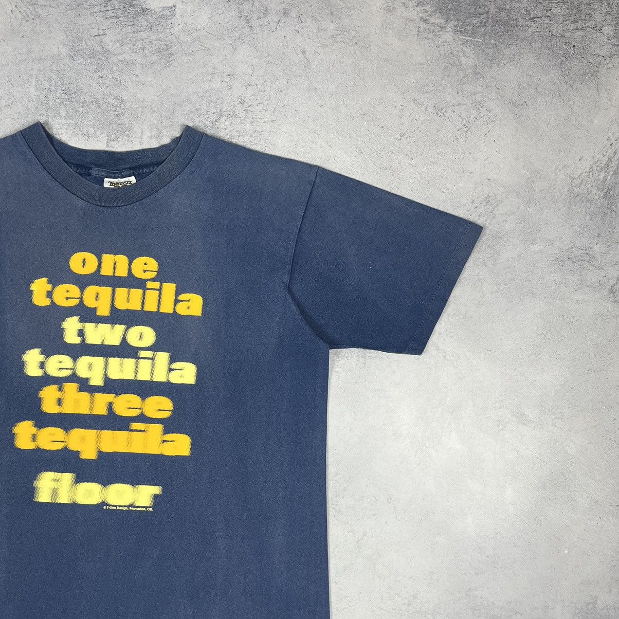 Vintage Vintage One Two Tree Tequila single stitch humor tee 90’s Size US L / EU 52-54 / 3 - 3 Thumbnail