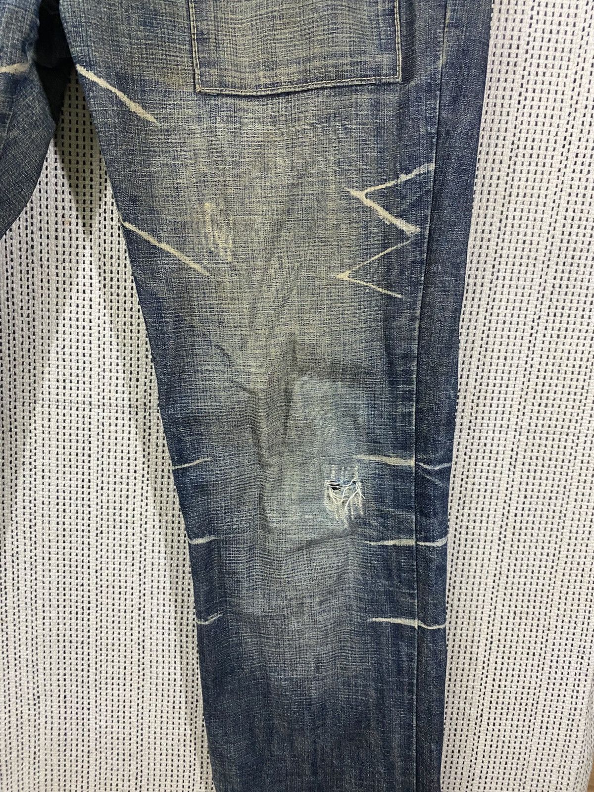 PPFM PPFM Distressed Jeans – VERY RARE ARCHIVE Size US 34 / EU 50 - 7 Thumbnail