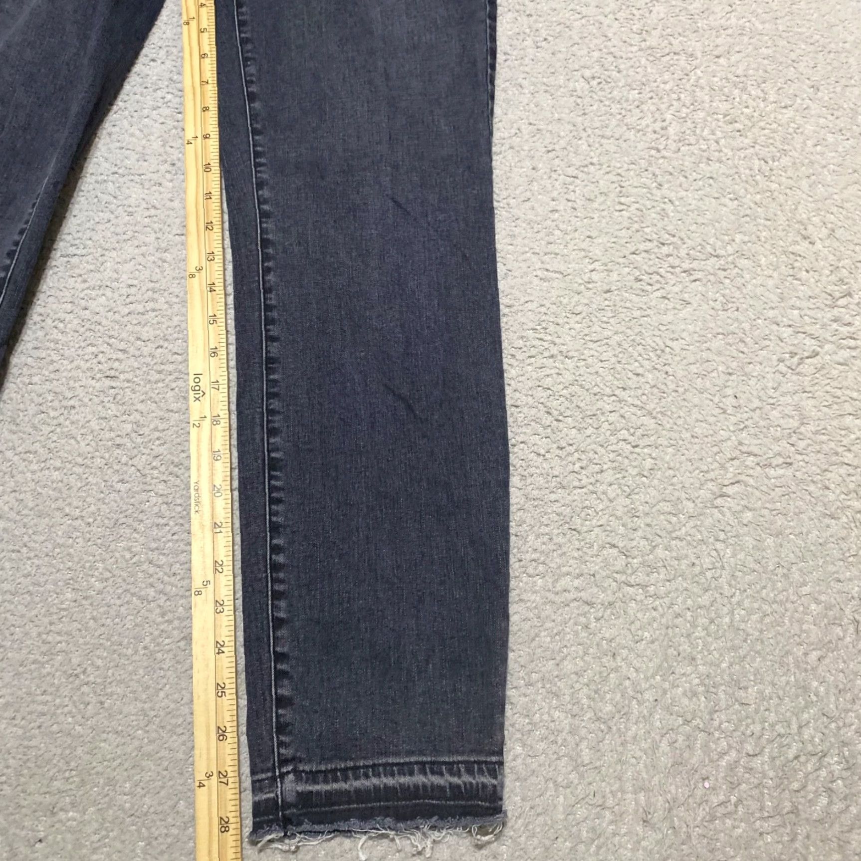 Talbots Talbots Womens 4 Jeans Gray Denim Medium Wash Slim Ankle Mid Rise Vintage: No Size 27" / US 4 / IT 40 - 6 Thumbnail