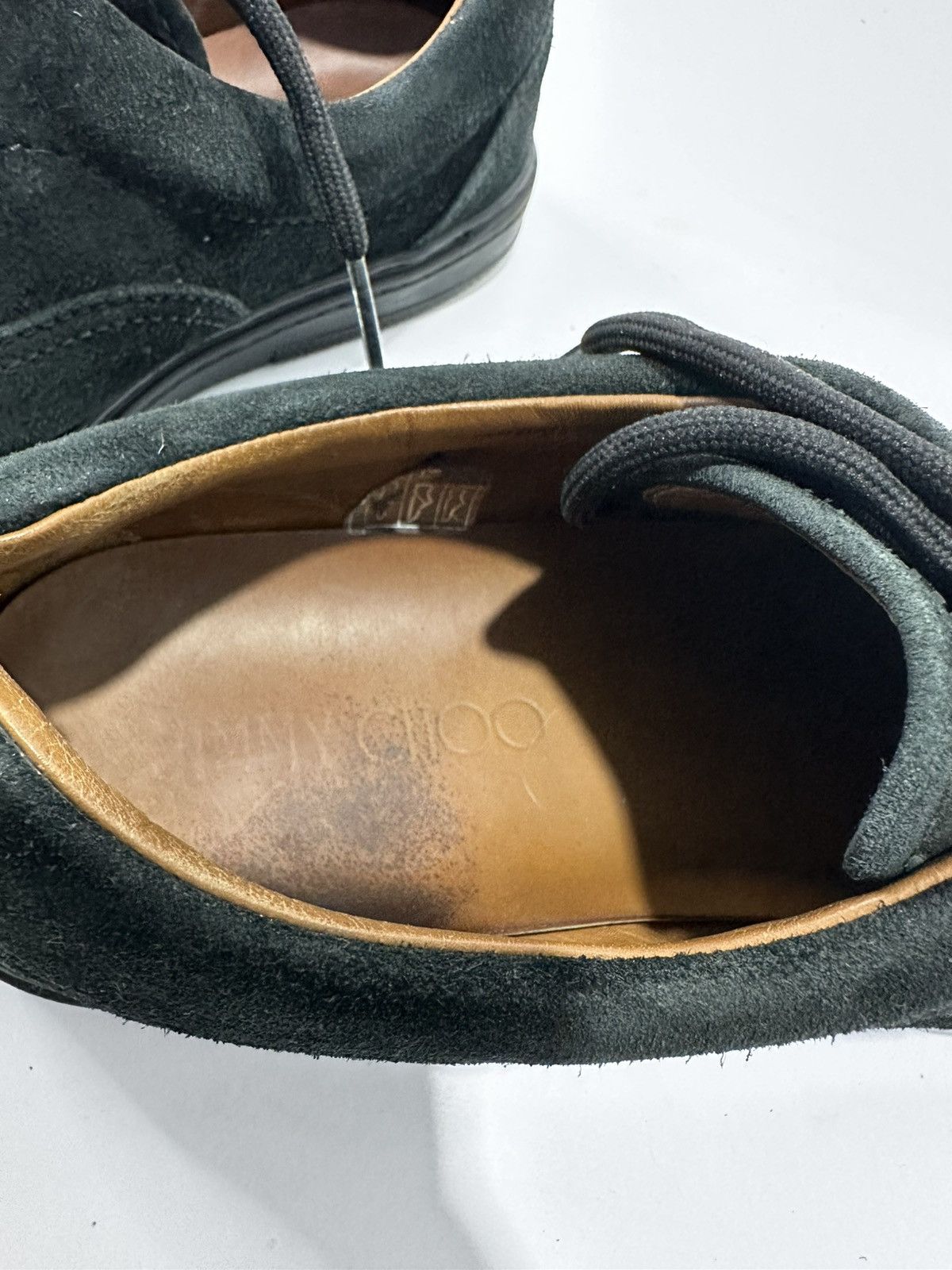 Jimmy Choo Jimmy Choo Brian Black Suede Laced Shoe Size 43Eu. Size US 10 / EU 43 - 9 Thumbnail
