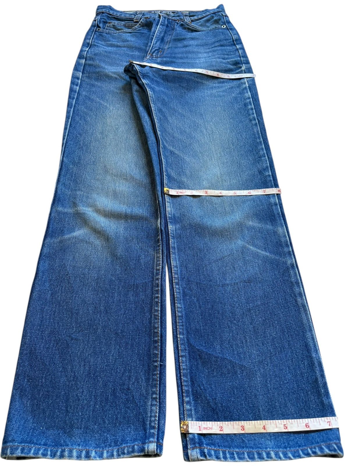 Valentino Vintage Italian Valentino Garavani Blue Wash Jeans Size US 27 - 15 Thumbnail