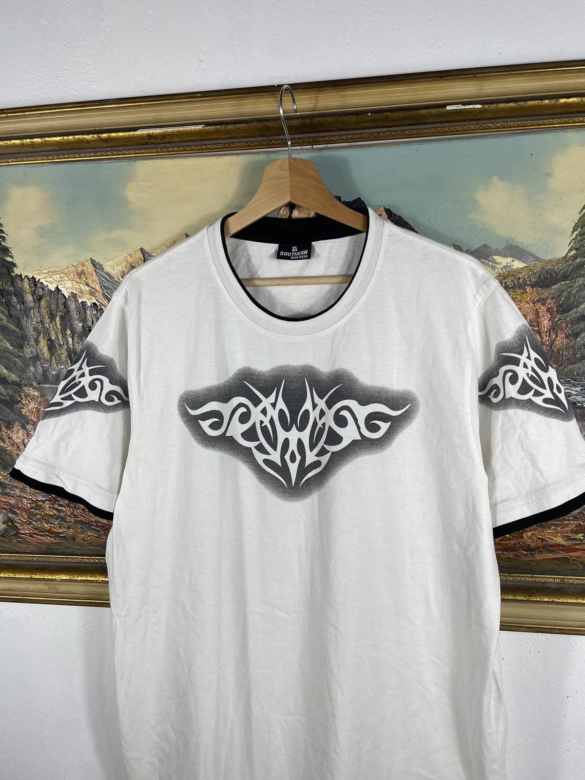 Hysteric Glamour 🔥Sick Y2K Southern Tribal Skull Shirt Goth Punk Size US XL / EU 56 / 4 - 4 Thumbnail