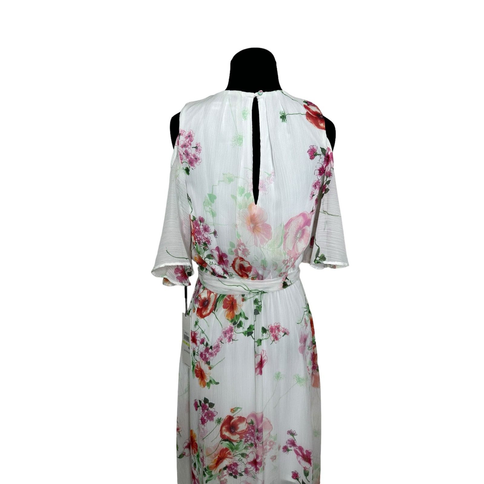Calvin Klein Calvin Klein floral print cold shoulder maxi dress size 4 Size S / US 4 / IT 40 - 10 Thumbnail