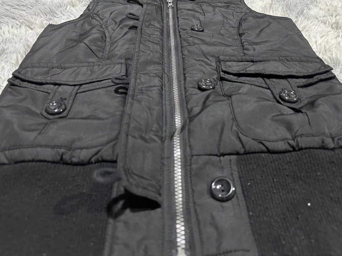 If Six Was Nine 🔥Y2K Beaumont Carr Fur Down Vest Jacket Hoodie Goth Punk Size US M / EU 48-50 / 2 - 5 Thumbnail