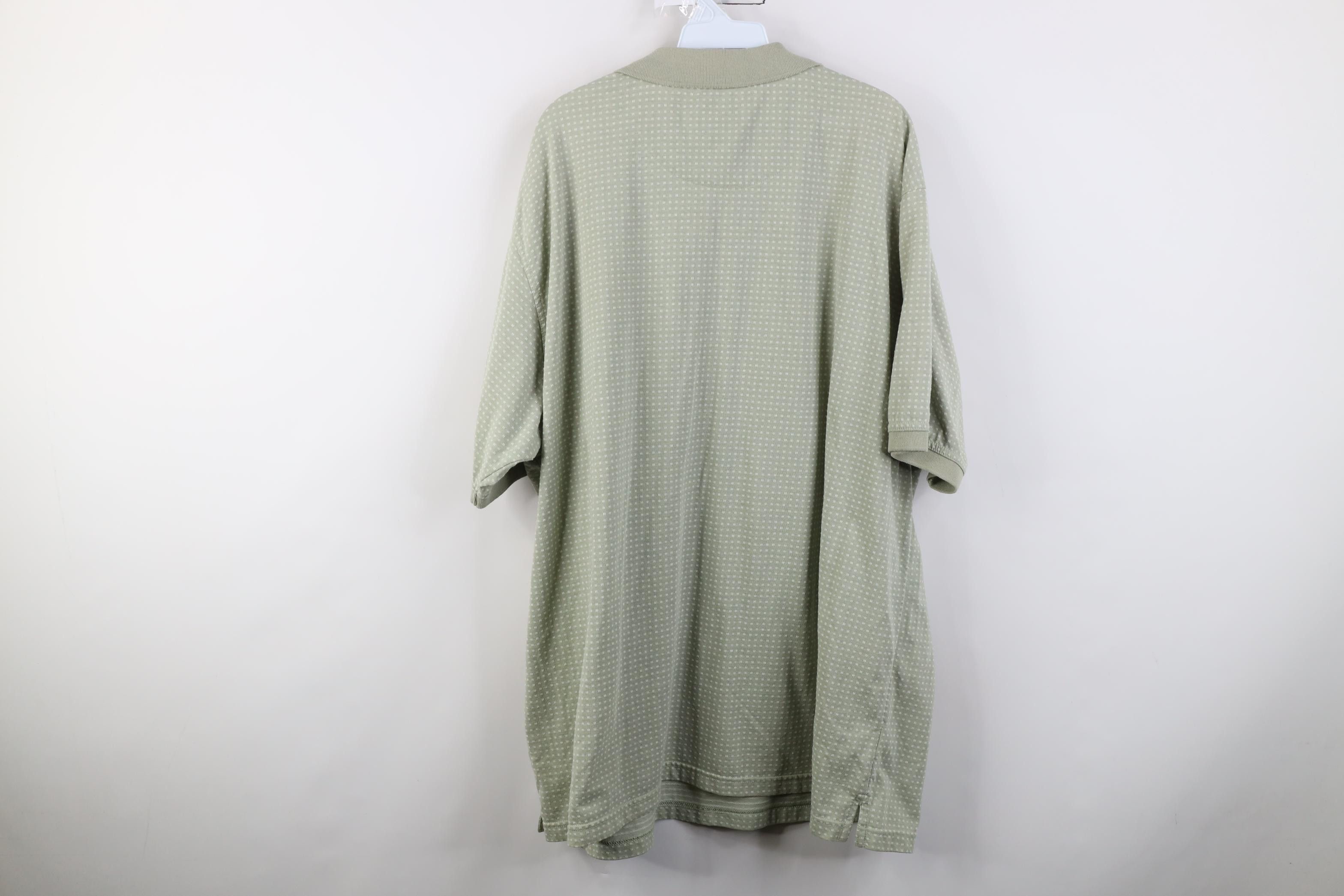 Vintage Vintage 90s Streetwear Geometric Collared Golf Polo Shirt Size US XXL / EU 58 / 5 - 10 Thumbnail