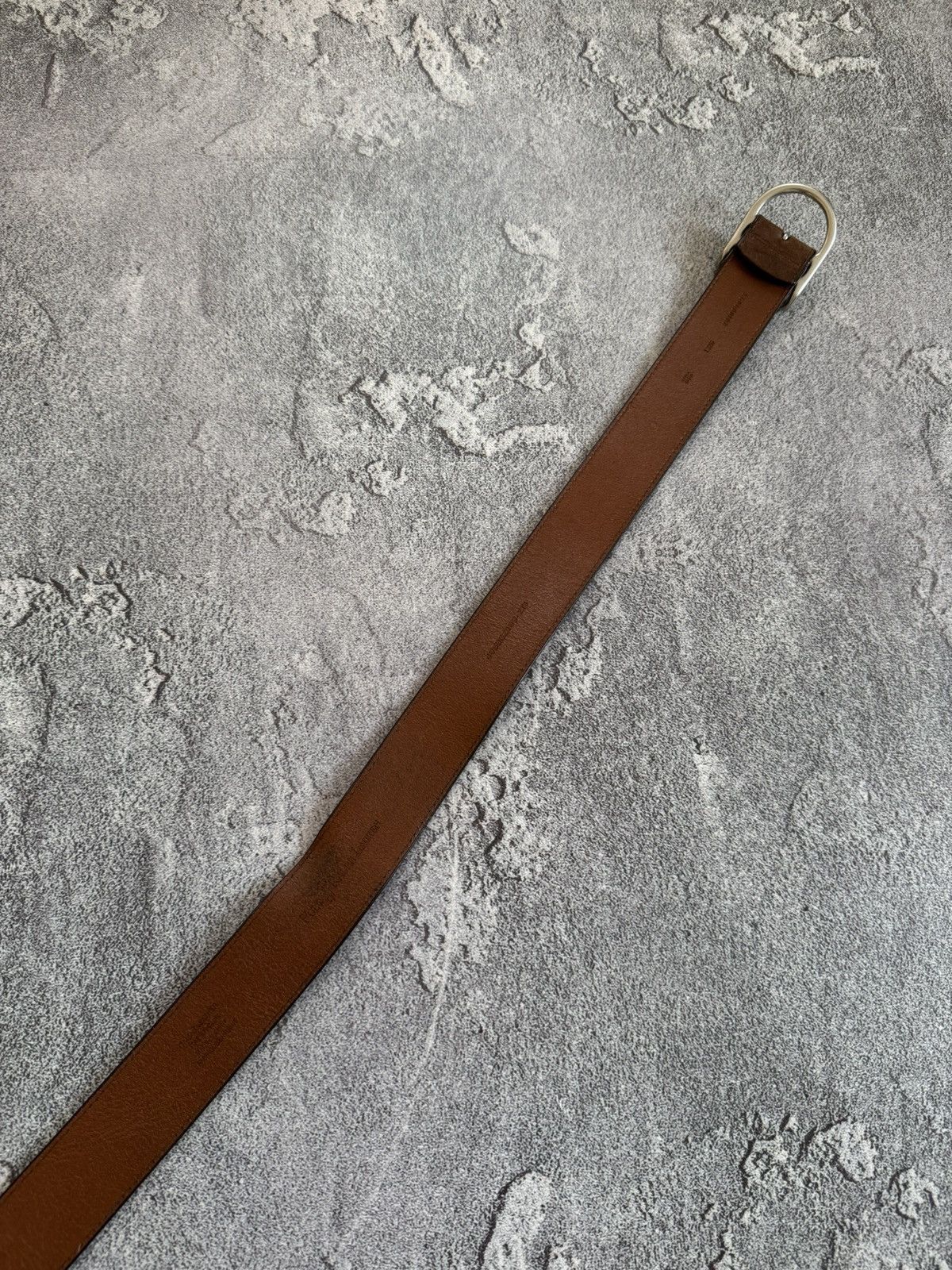 Polo Ralph Lauren × Vintage Polo Ralph Lauren brown leather belt biker cowboy casual Size ONE SIZE - 9 Thumbnail