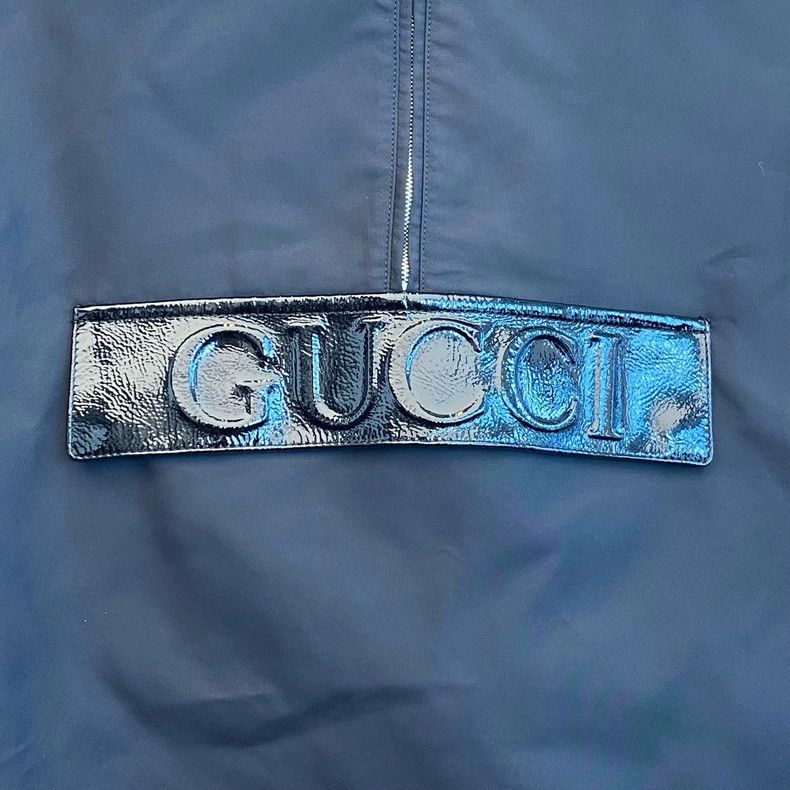 Gucci Gucci Ss24's latest black letter logo windbreaker jacket 25 Size US XS / EU 42 / 0 - 3 Thumbnail