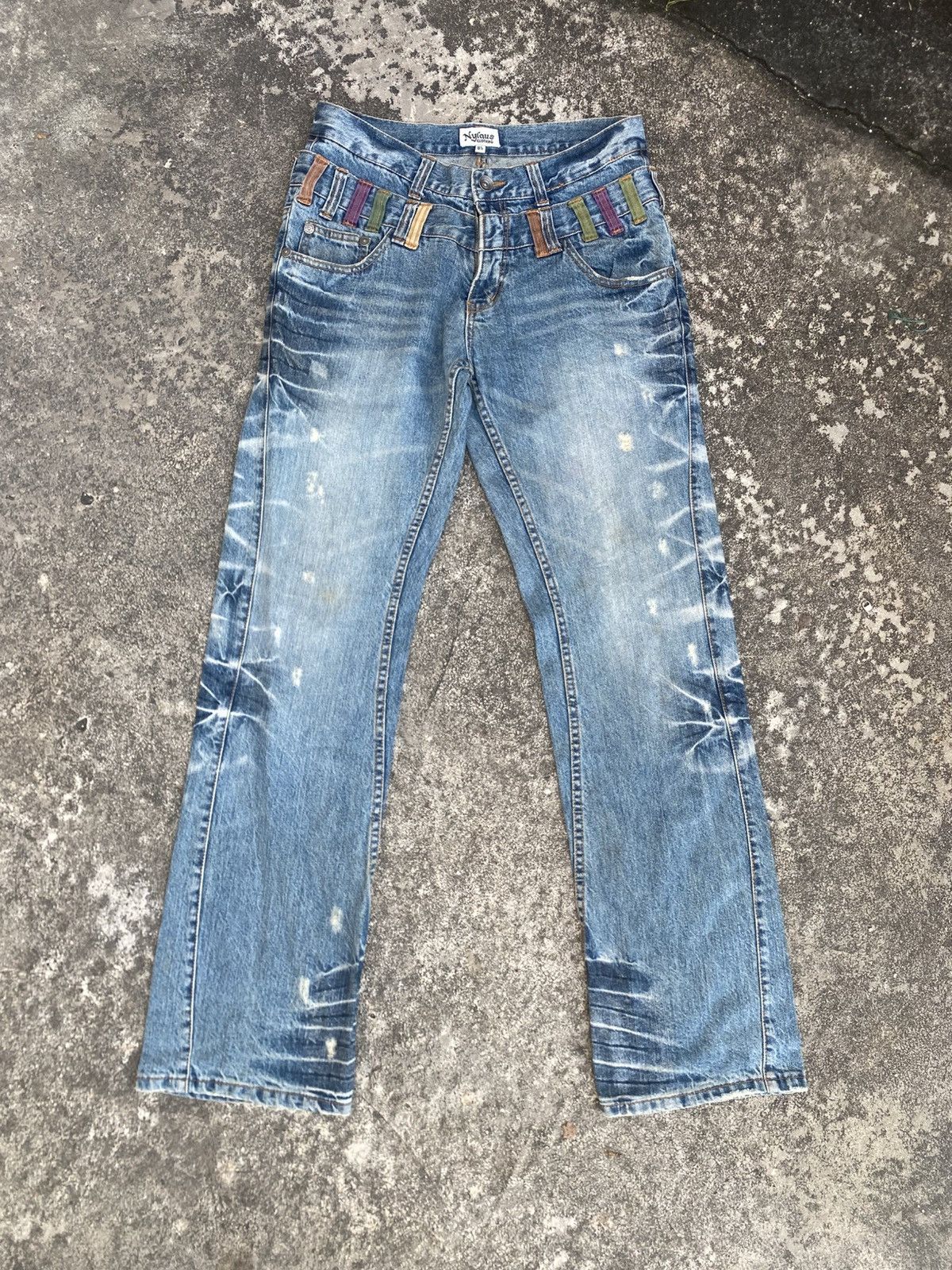 Japanese Brand Vintage Japanese Brands Nylaus Pants - Double Waist Design Size US 33 - 2 Thumbnail