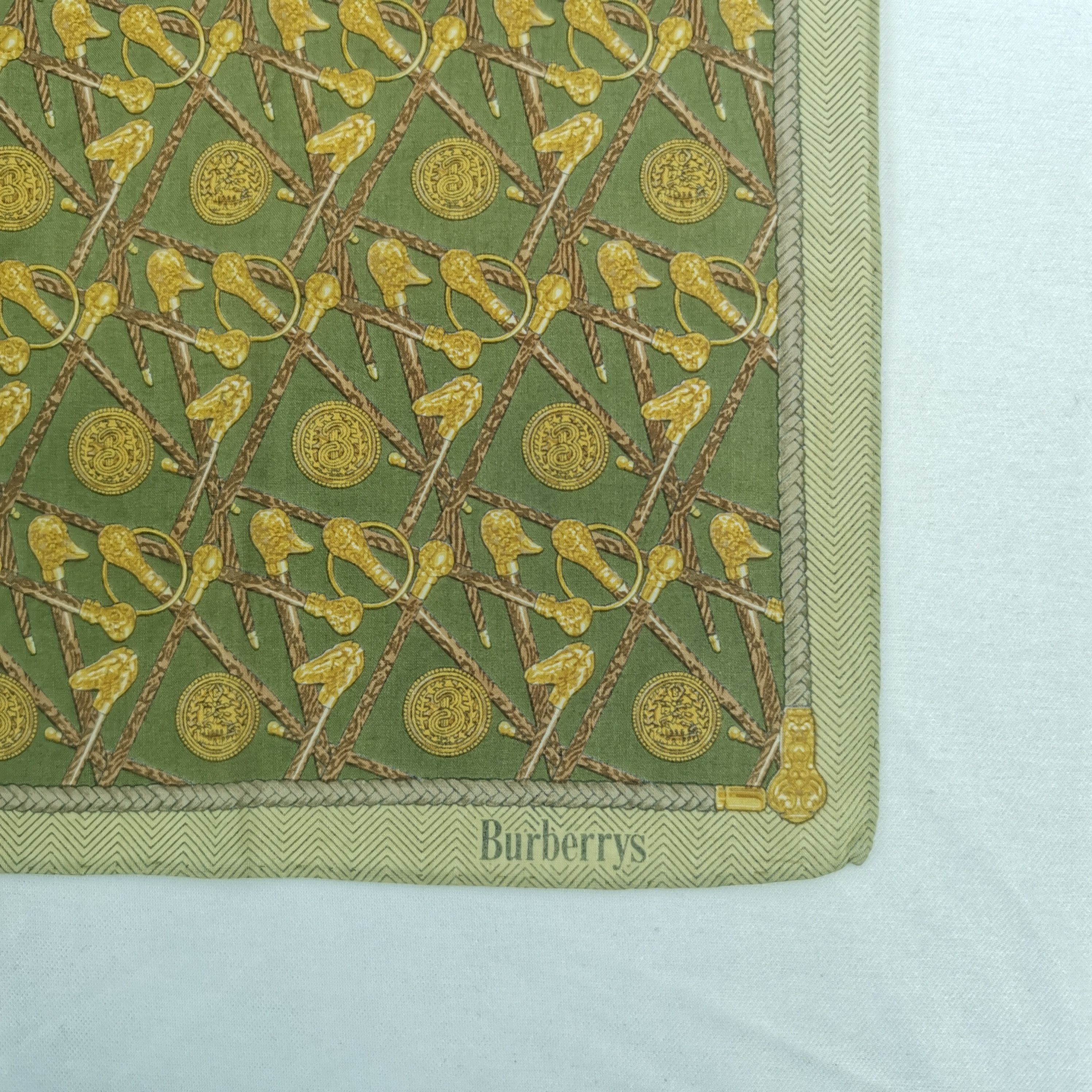 Burberry × Vintage Vintage Burberry Handkerchief Neckerchief Bandana Size ONE SIZE - 2 Thumbnail