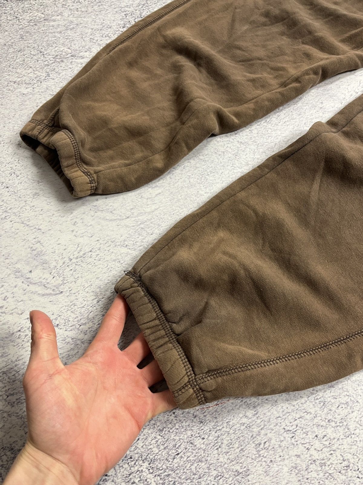 Nike × Vintage Nike Essential Vintage Y2K Brown Baggy Sweatpants Hype Y2K Size US 36 / EU 52 - 5 Thumbnail