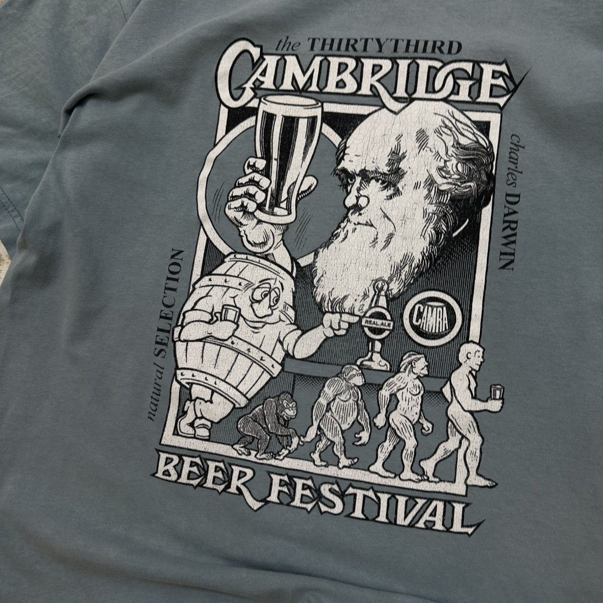 Vintage Vintage Adult “Volunteer Archers Brewery Fancy a pint ?” tee Size US L / EU 52-54 / 3 - 7 Thumbnail
