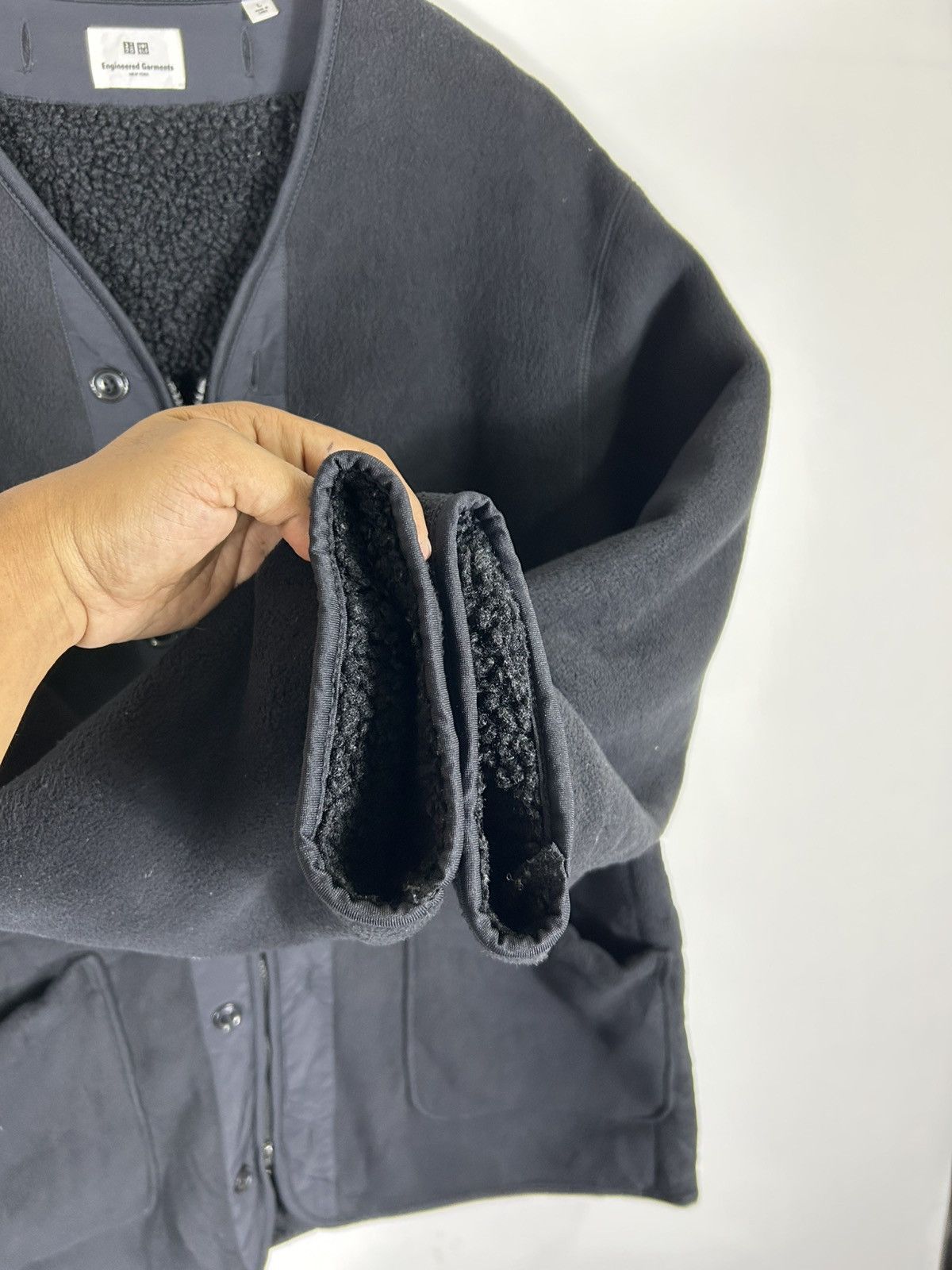 Engineered Garments × Uniqlo 🔥Engineered Garments❌Uniqlo Fleece Zipper Jacket Size US L / EU 52-54 / 3 - 7 Thumbnail