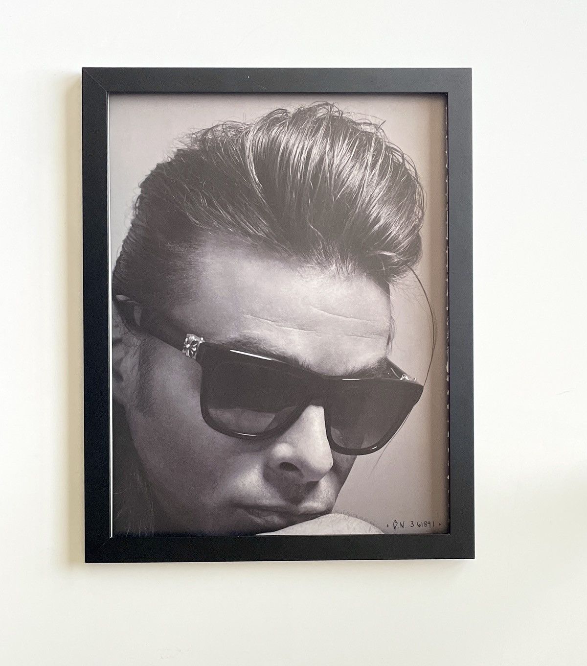 Chrome Hearts × Vintage Chrome Hearts sunglasses photo Poster framed 9x11 Size ONE SIZE - 1 Thumbnail