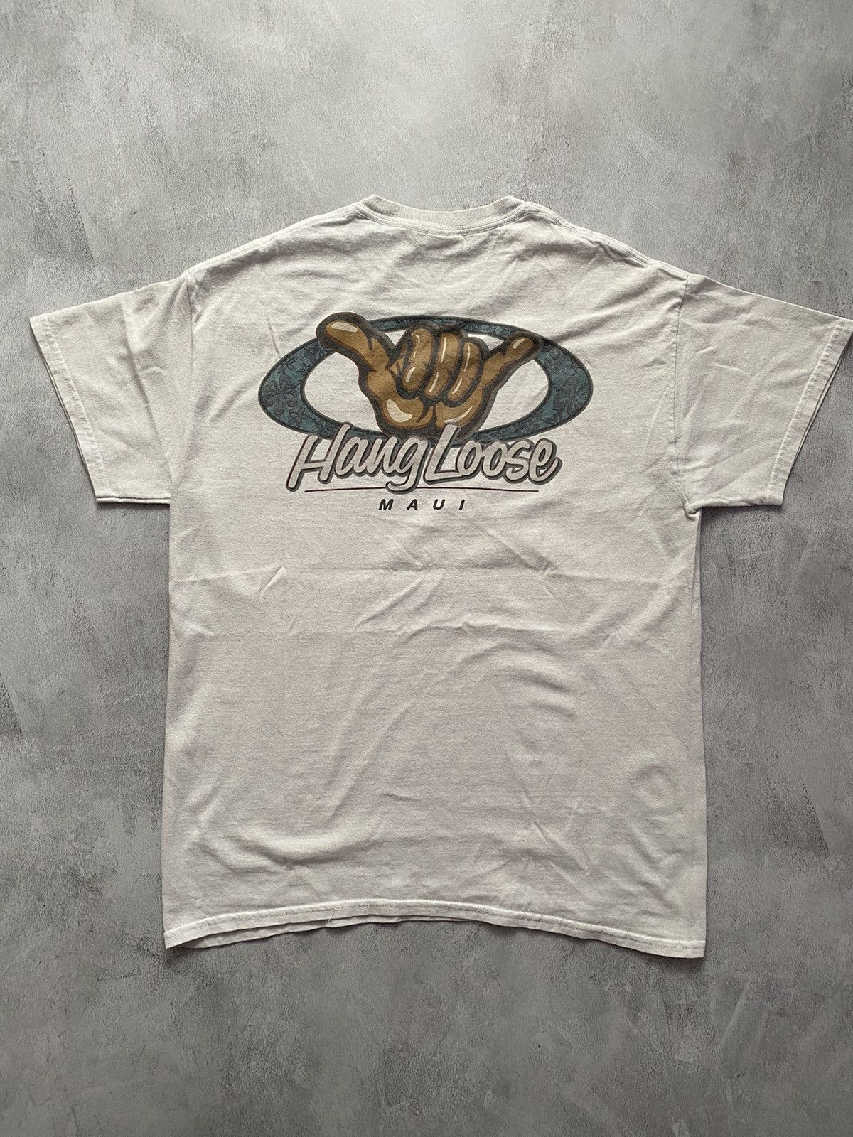 Vintage Vintage T-Shirt 90s HaungLoose WEED 🤙MAUI Size US M / EU 48-50 / 2 - 1 Thumbnail